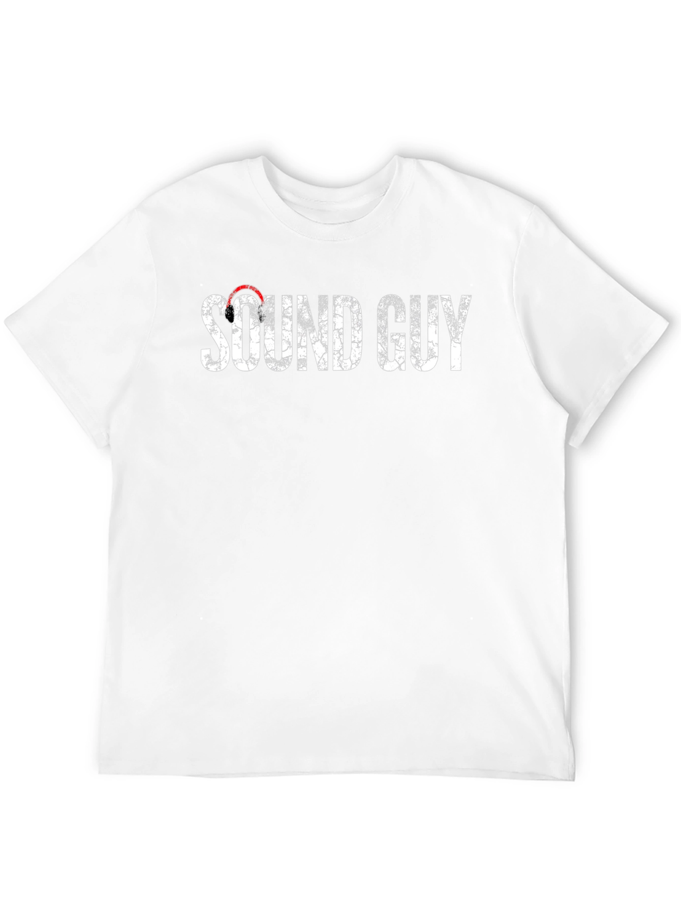 Sound Guy Distressed Graphic Tee - Audio Engineer T-Shirt