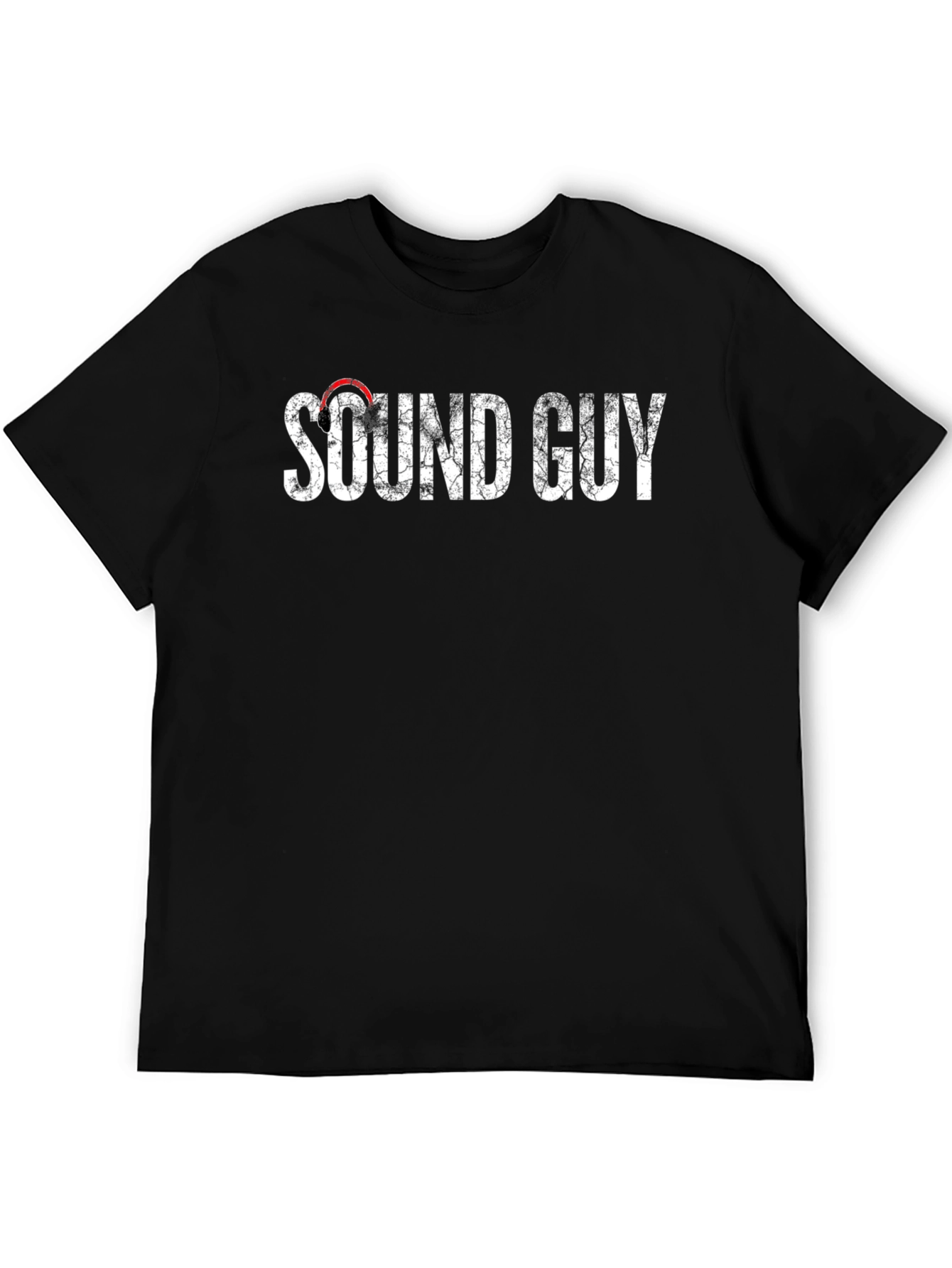 Sound Guy Distressed Graphic Tee - Audio Engineer T-Shirt