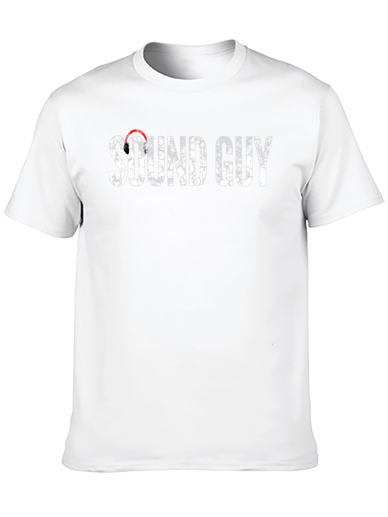 Sound Guy Distressed Graphic Tee - Audio Engineer T-Shirt