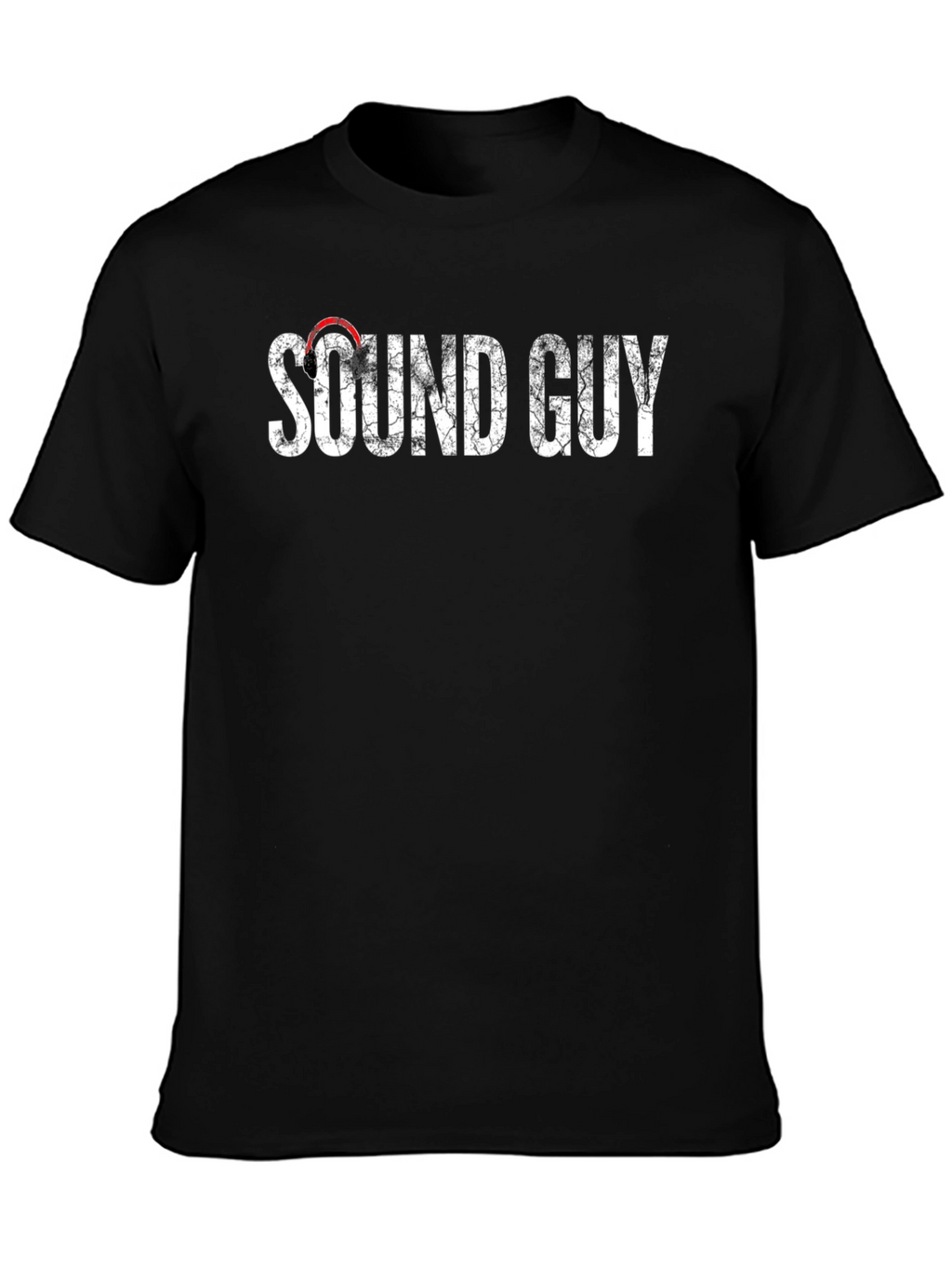 Sound Guy Distressed Graphic Tee - Audio Engineer T-Shirt