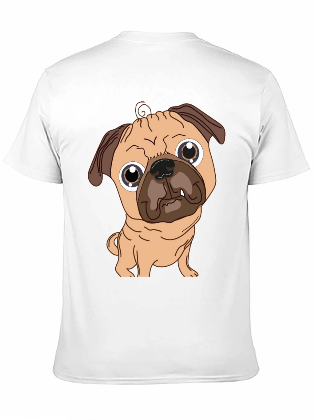 Pug Graphic Tee - Cute Dog T-Shirt