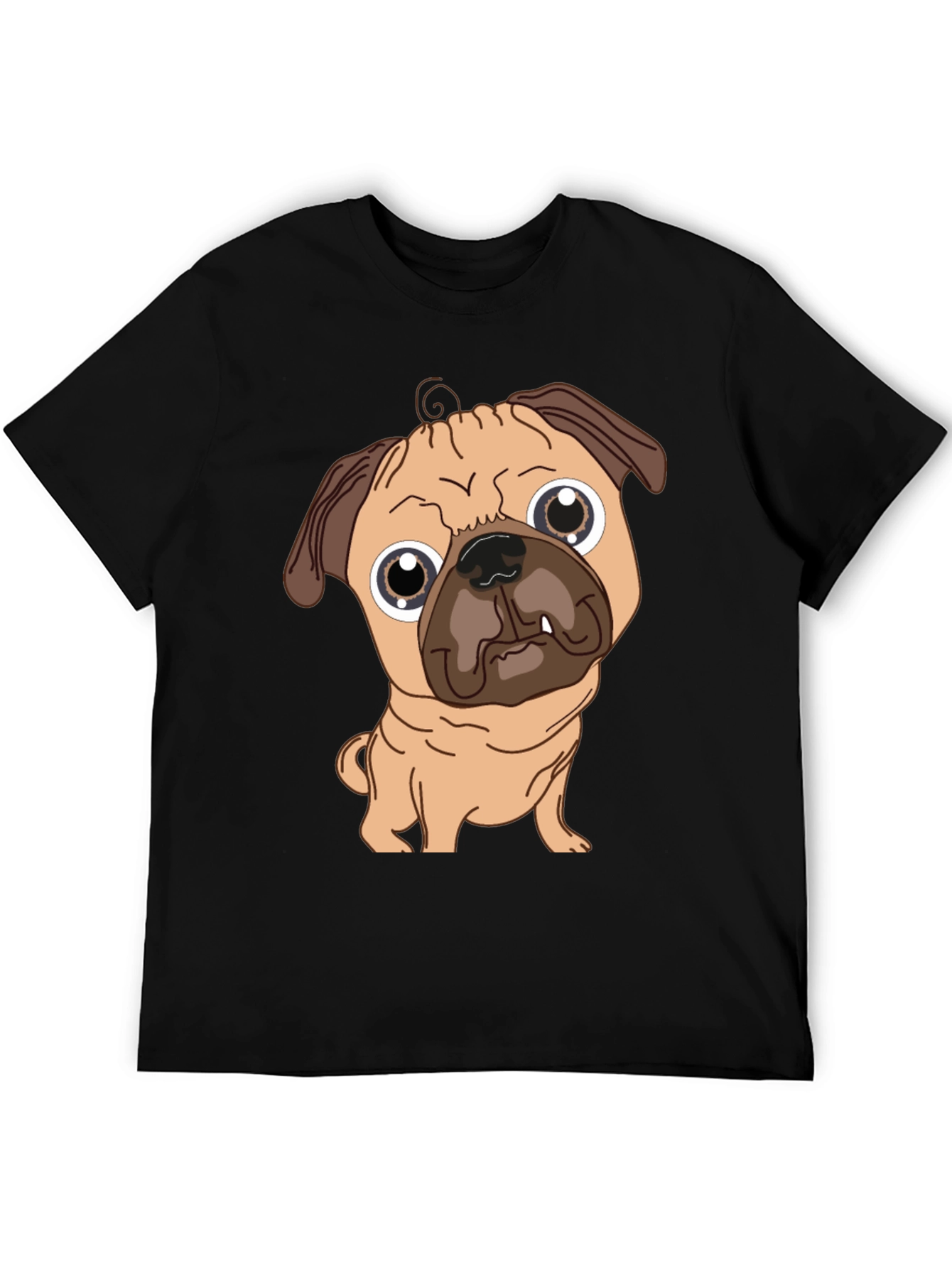Pug Graphic Tee - Cute Dog T-Shirt