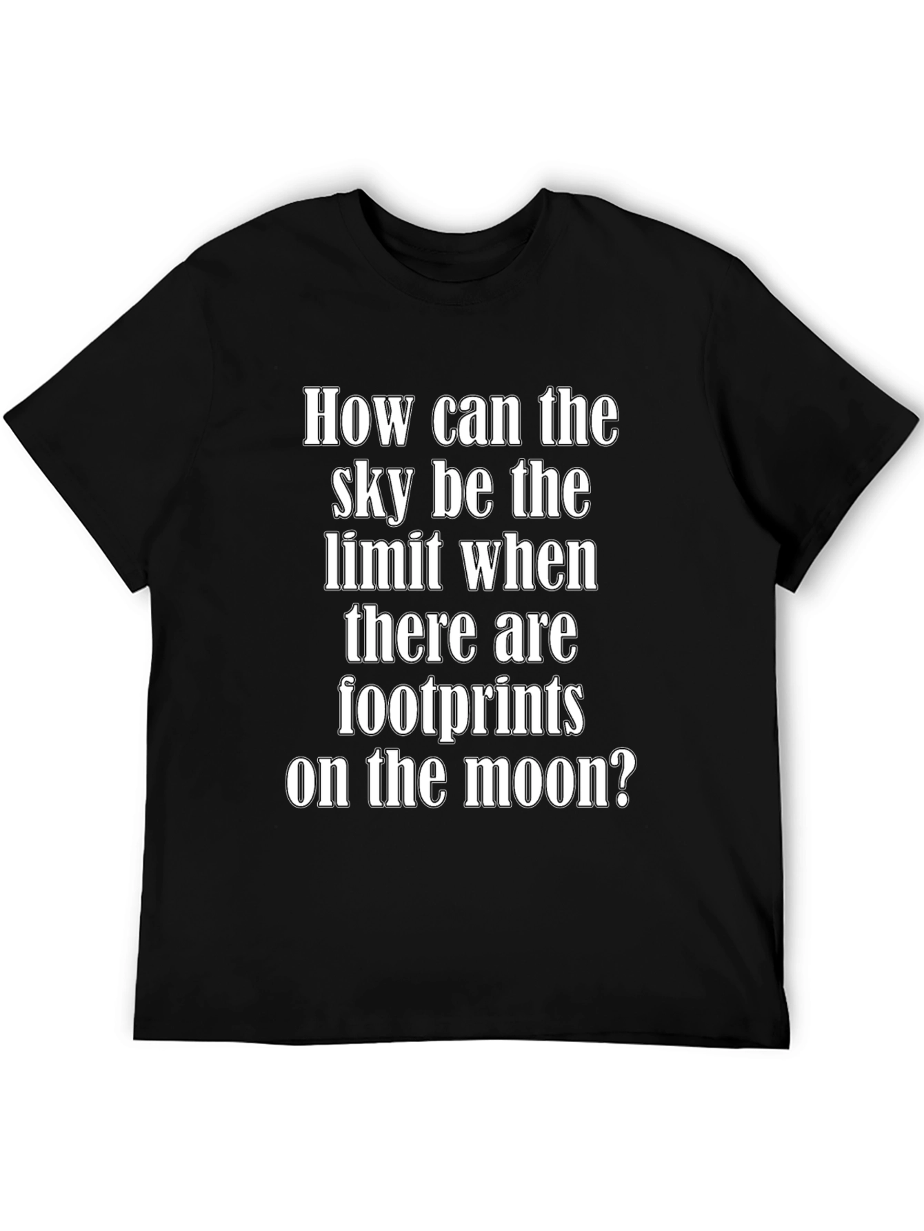 Inspirational Moon Footprints Graphic Tee