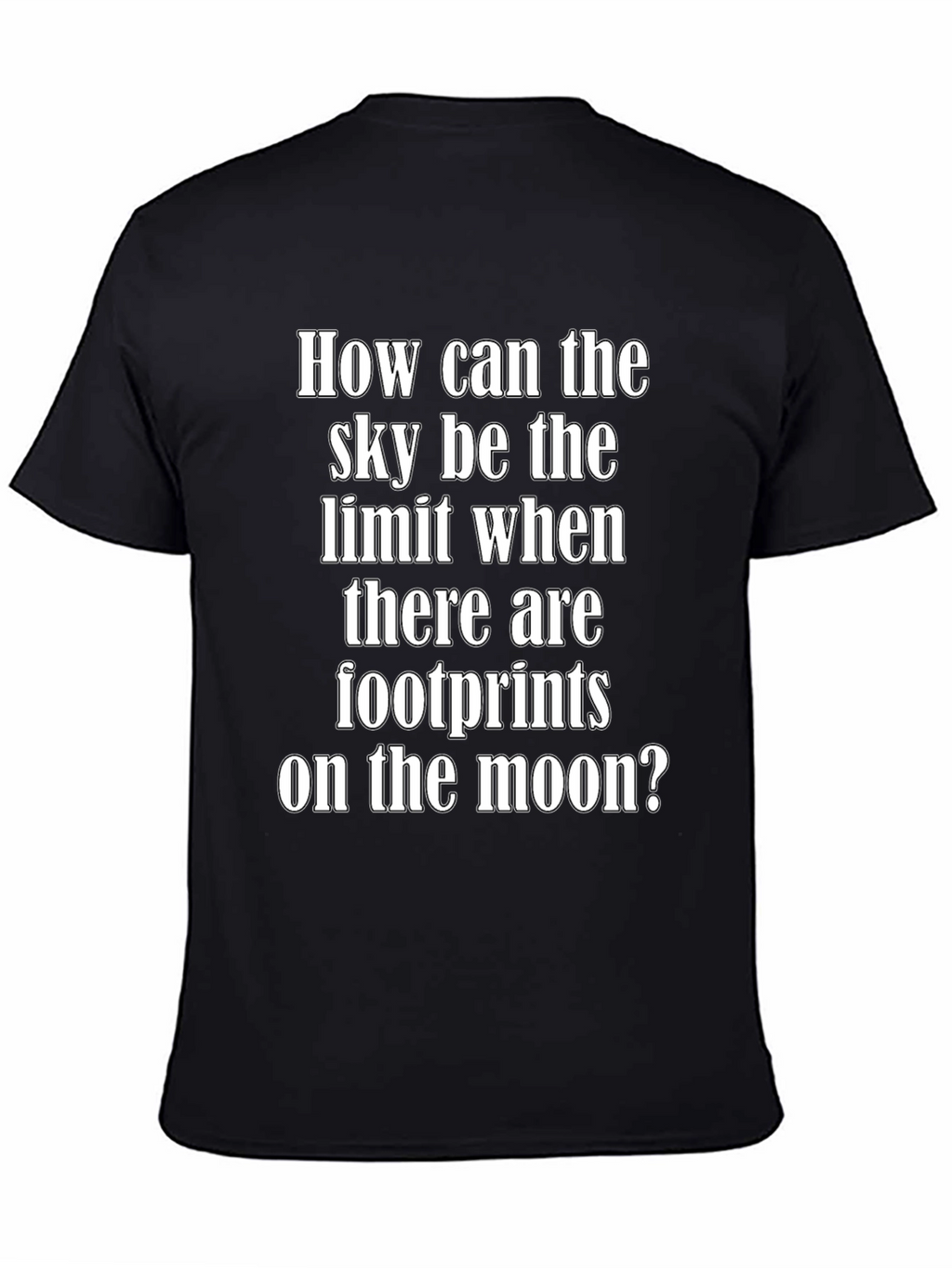 Inspirational Moon Footprints Graphic Tee