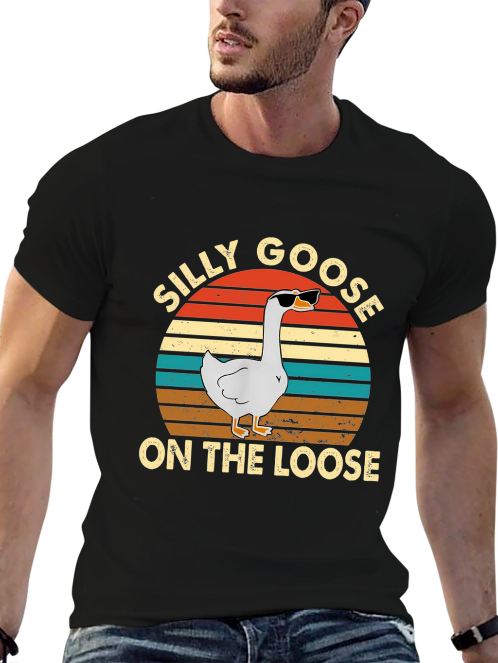 Silly Goose On The Loose Graphic T-Shirt