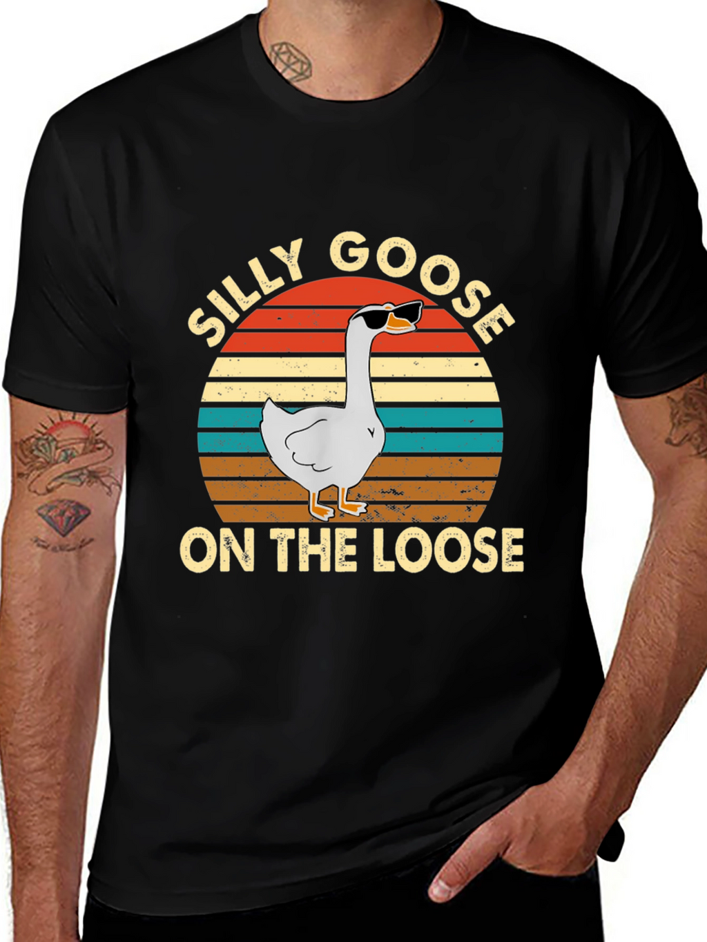 Silly Goose On The Loose Graphic T-Shirt