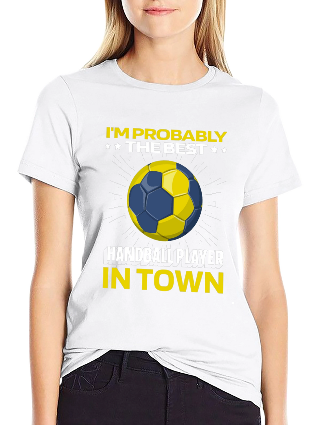 Handball Player Graphic T-Shirt - Best in Town