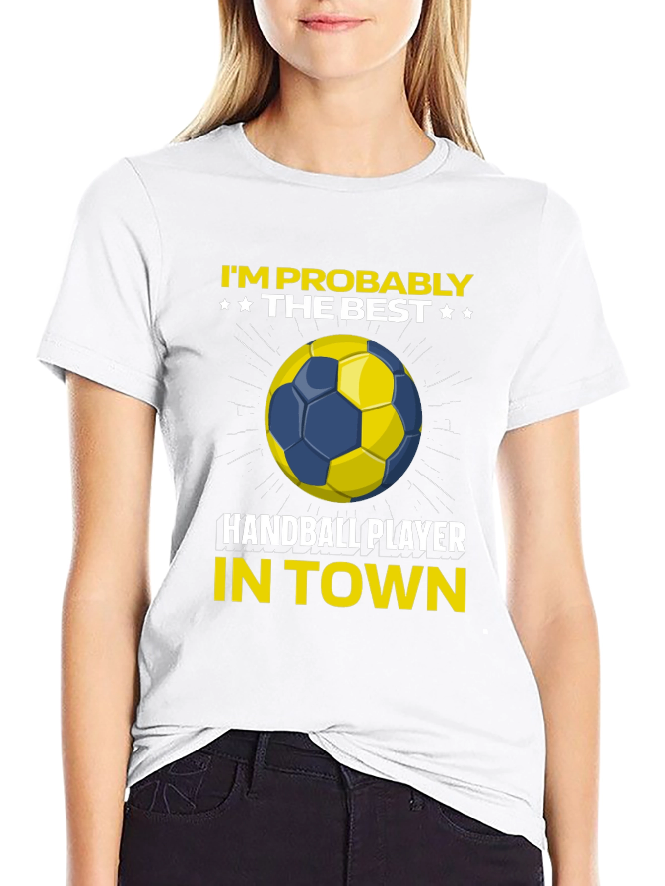 Handball Player Graphic T-Shirt - Best in Town