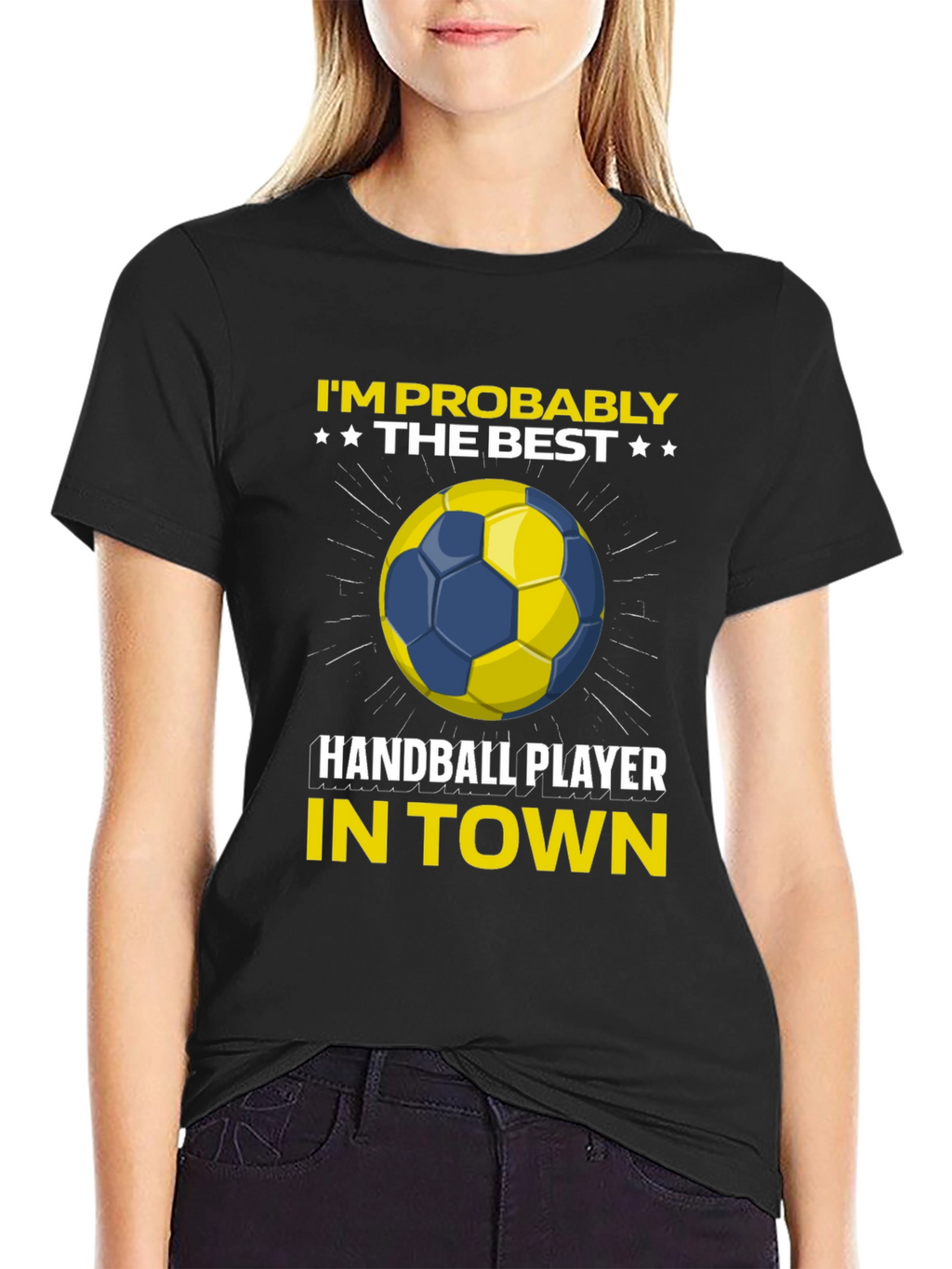 Handball Player Graphic T-Shirt - Best in Town