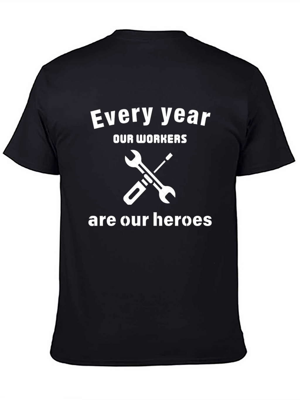 Worker Appreciation Graphic Tee - Black