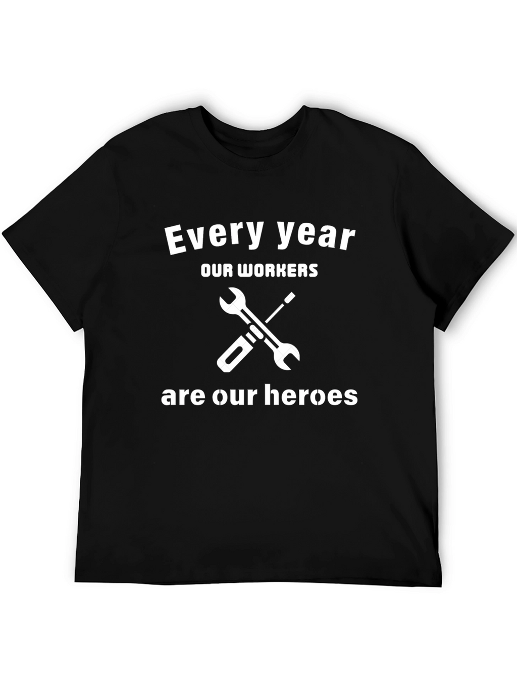 Worker Appreciation Graphic Tee - Black