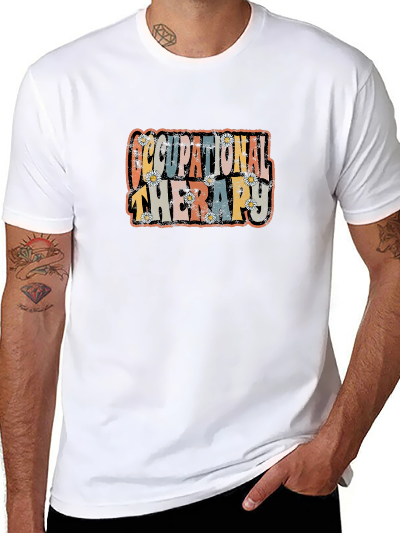 Occupational Therapy Floral T-Shirt