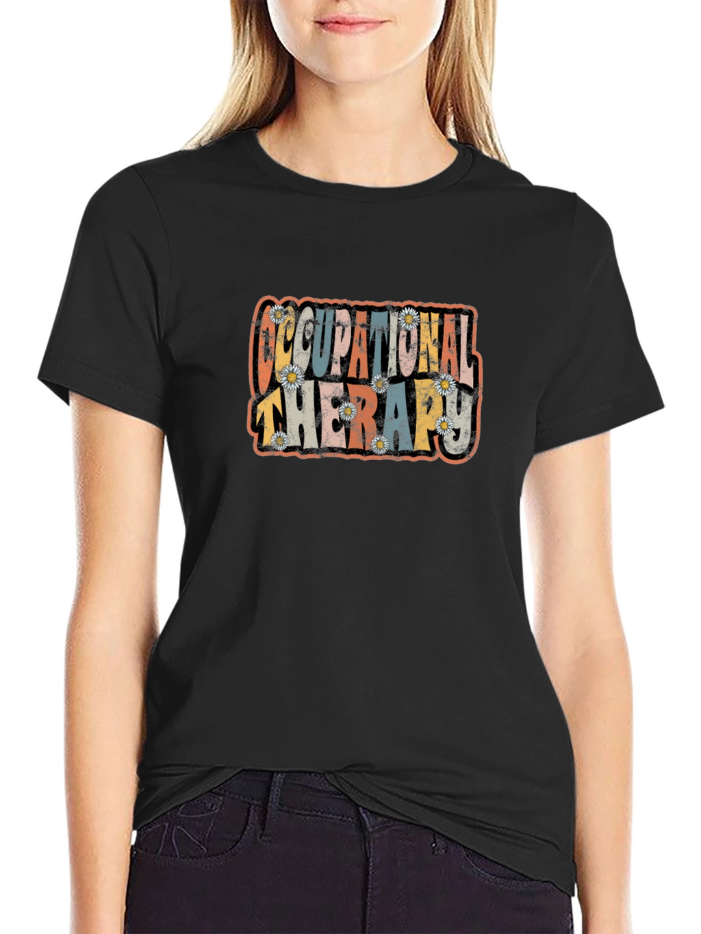 Occupational Therapy Floral T-Shirt