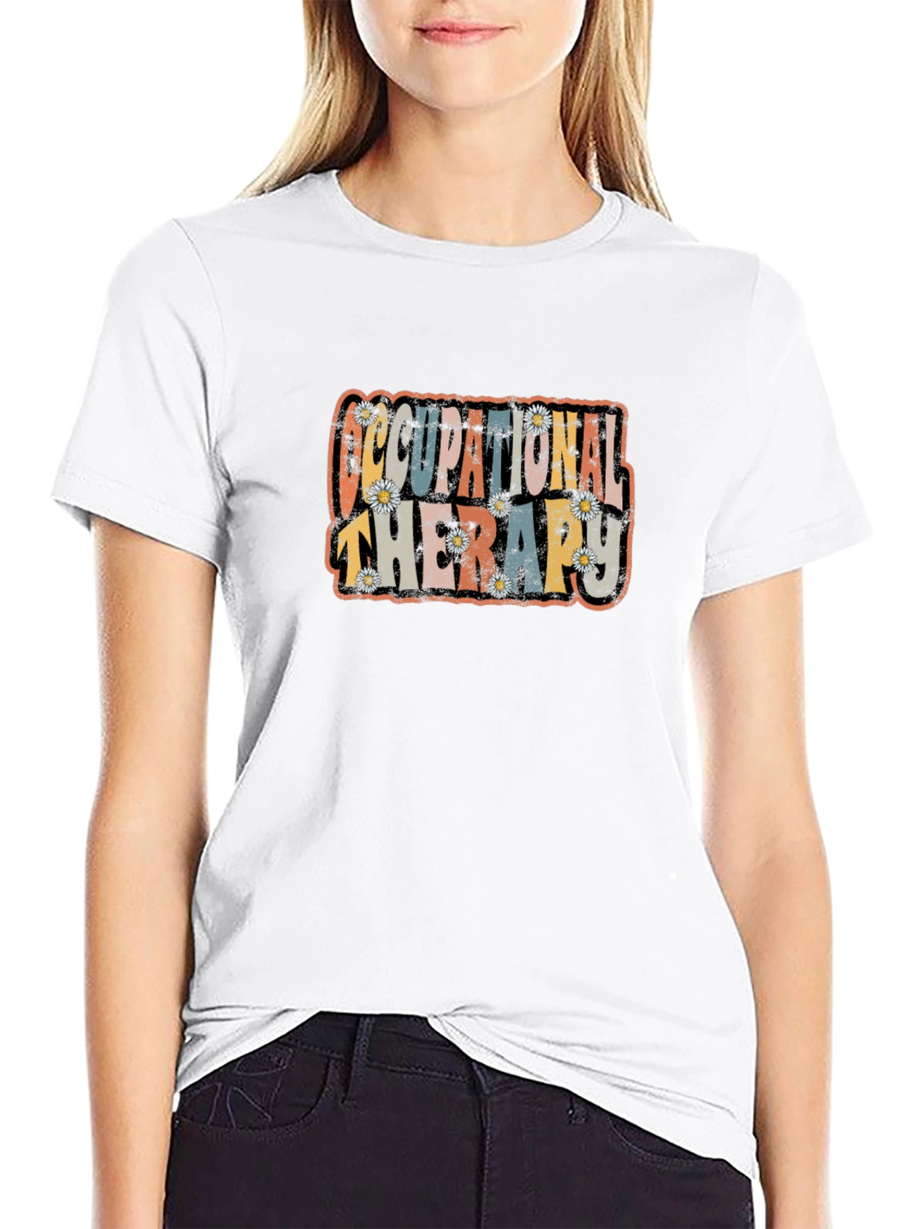 Occupational Therapy Floral T-Shirt