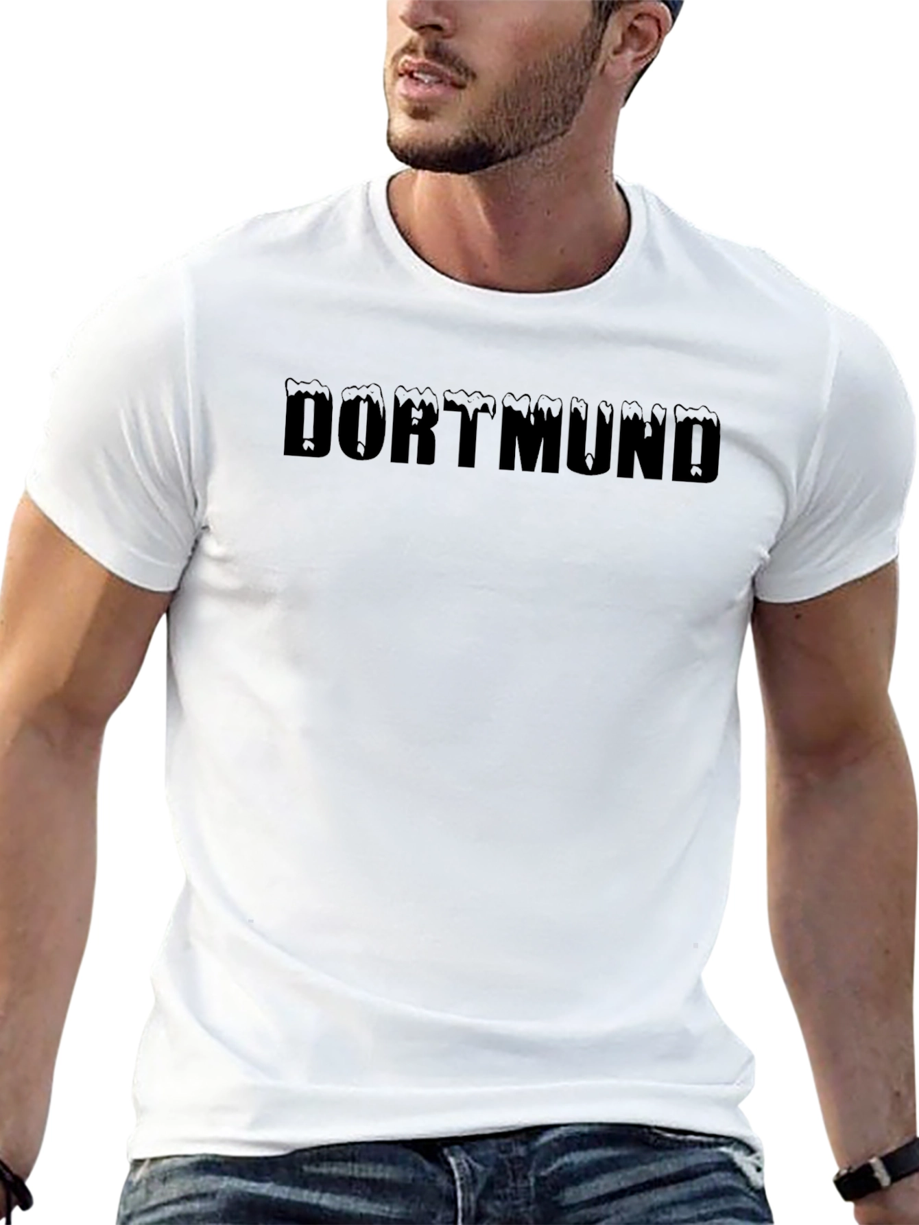 Dortmund Black Graphic Tee | Sportswear