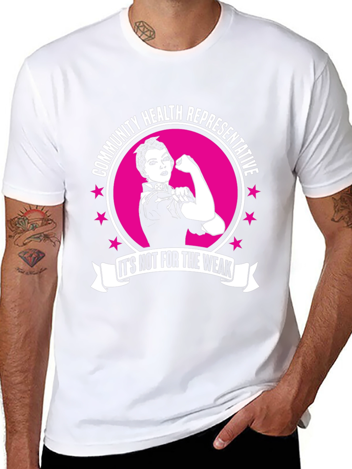 Community Health Representative Strong Woman T-Shirt
