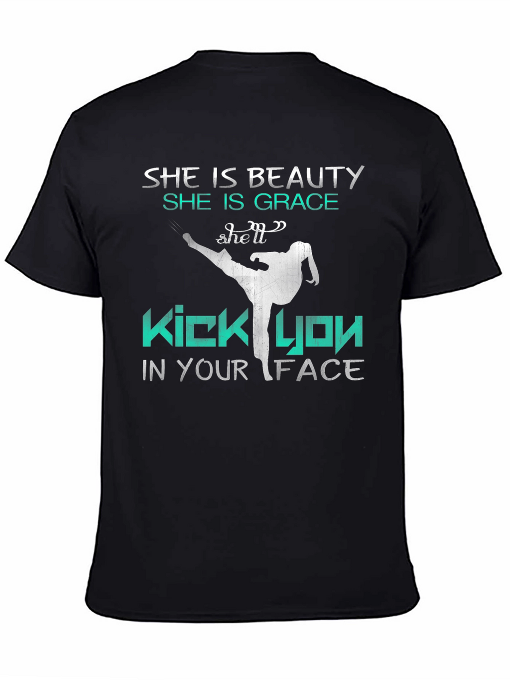 Beauty and Grace Kick Face T-Shirt