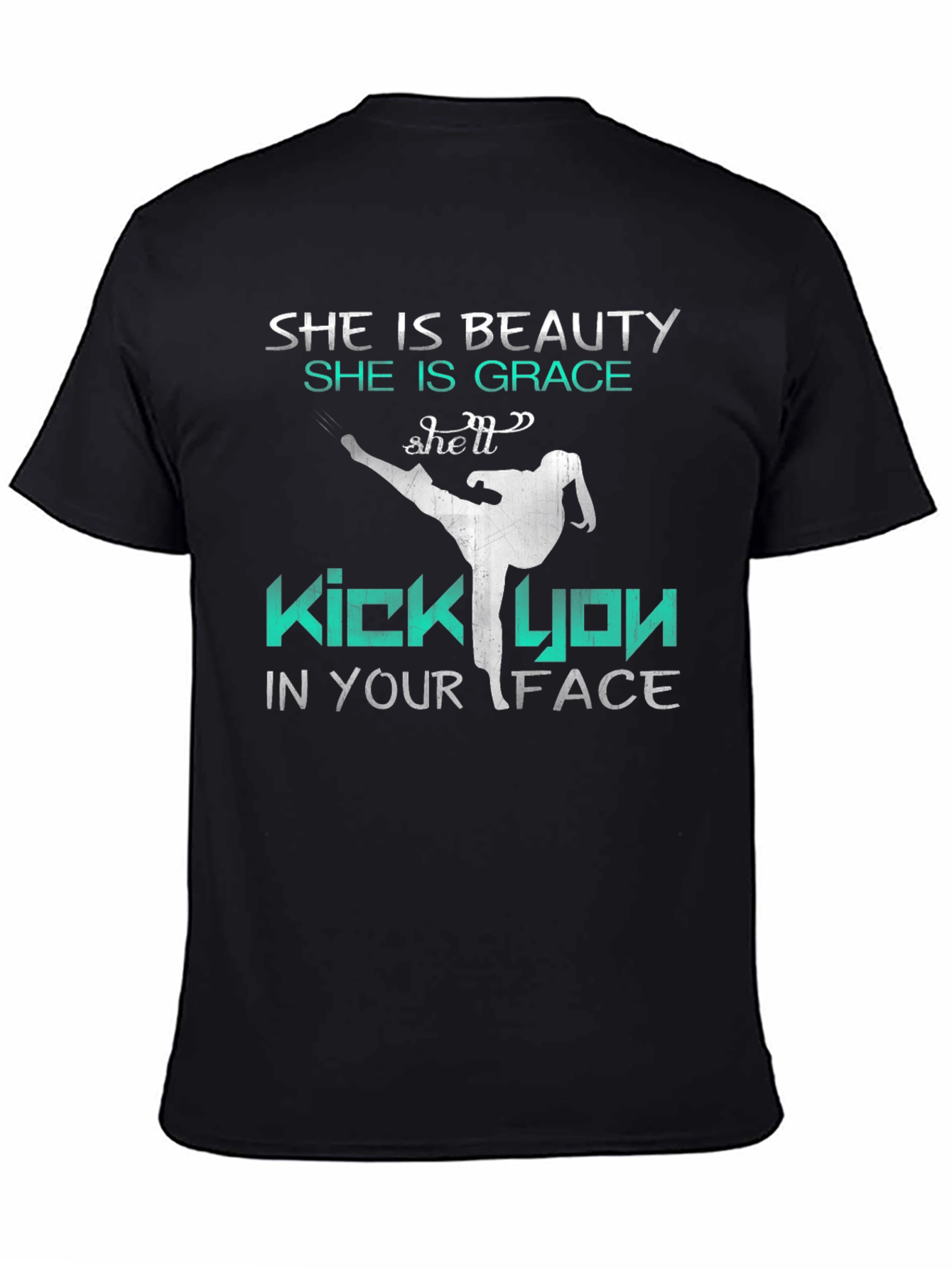 Beauty and Grace Kick Face T-Shirt