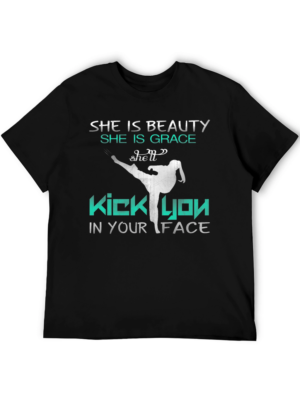 Beauty and Grace Kick Face T-Shirt