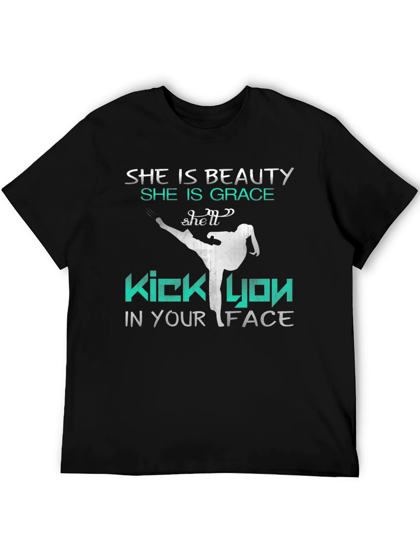 Beauty and Grace Kick Face T-Shirt