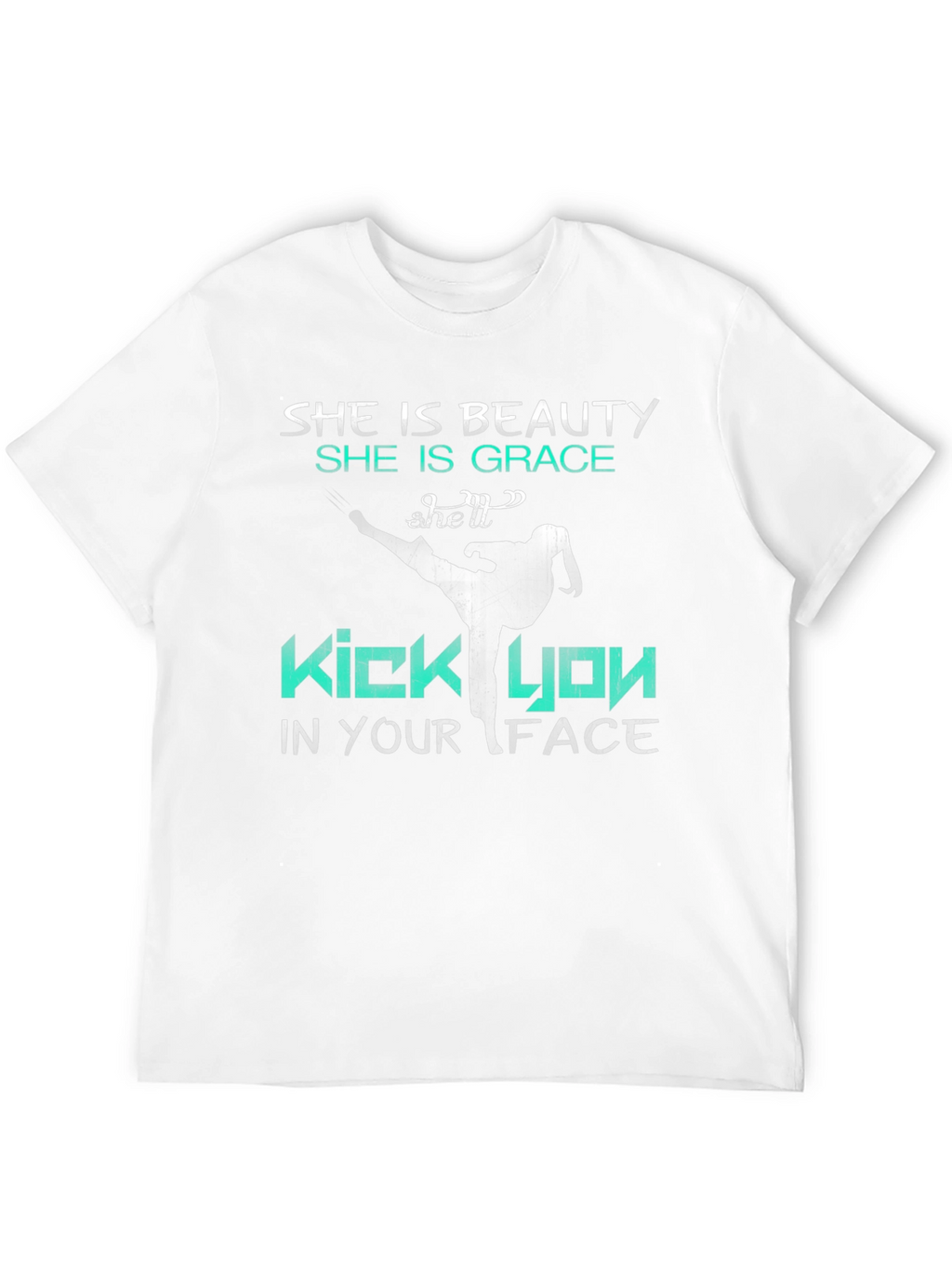 Beauty and Grace Kick Face T-Shirt