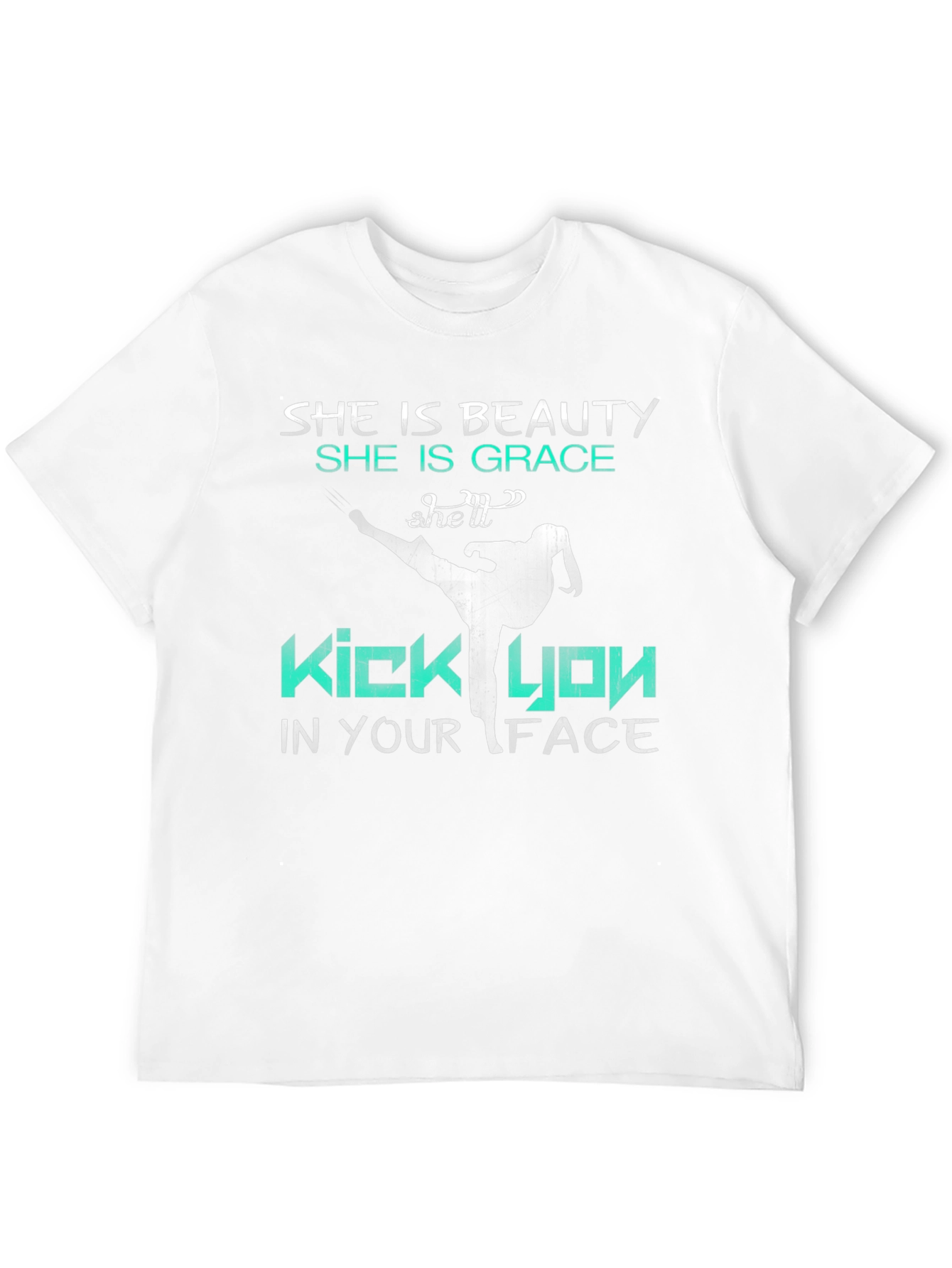 Beauty and Grace Kick Face T-Shirt