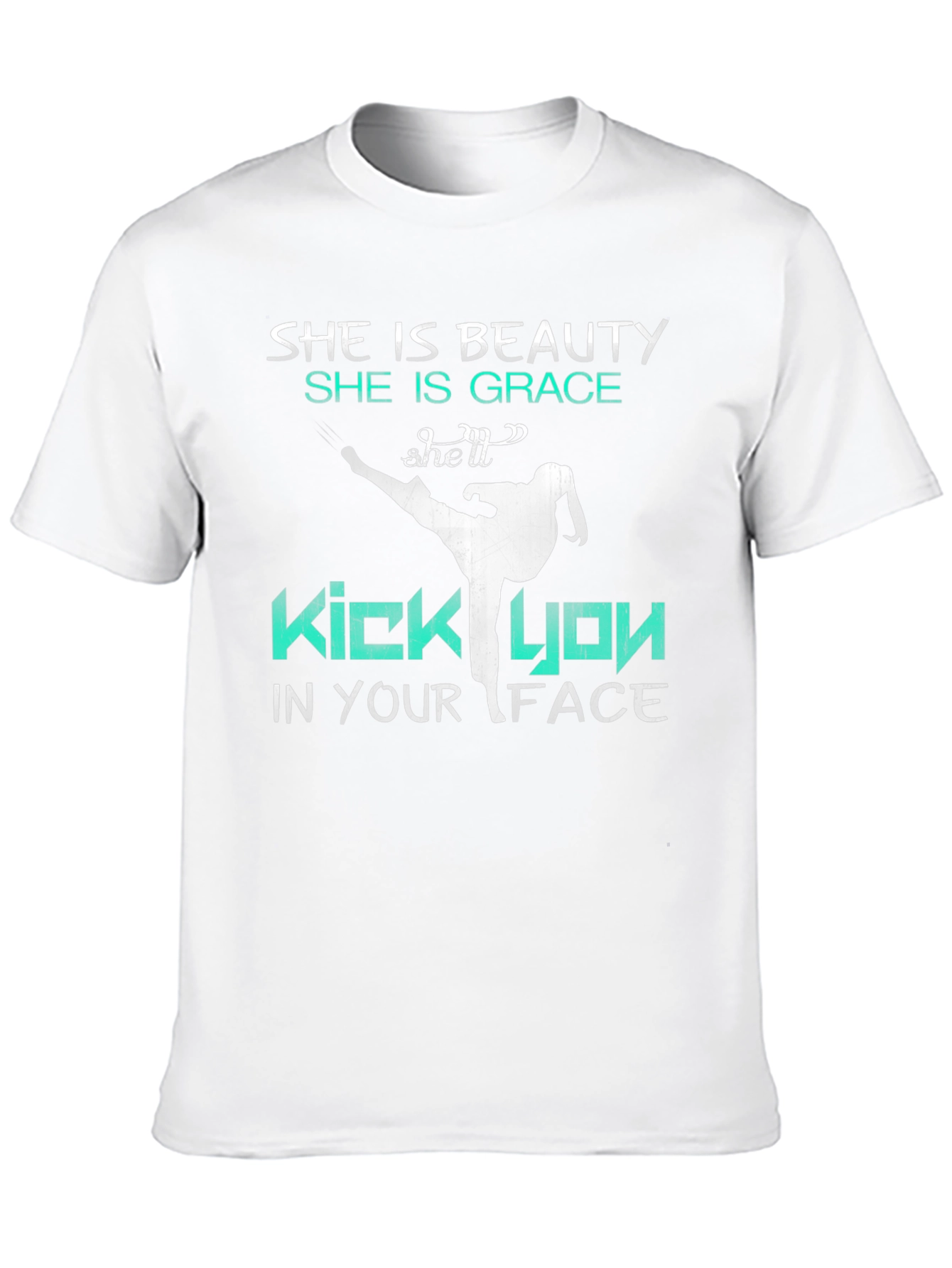 Beauty and Grace Kick Face T-Shirt