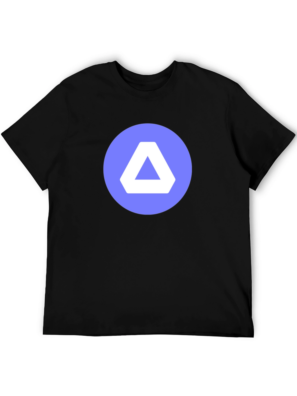 Minimalist Delta Logo Black T-Shirt
