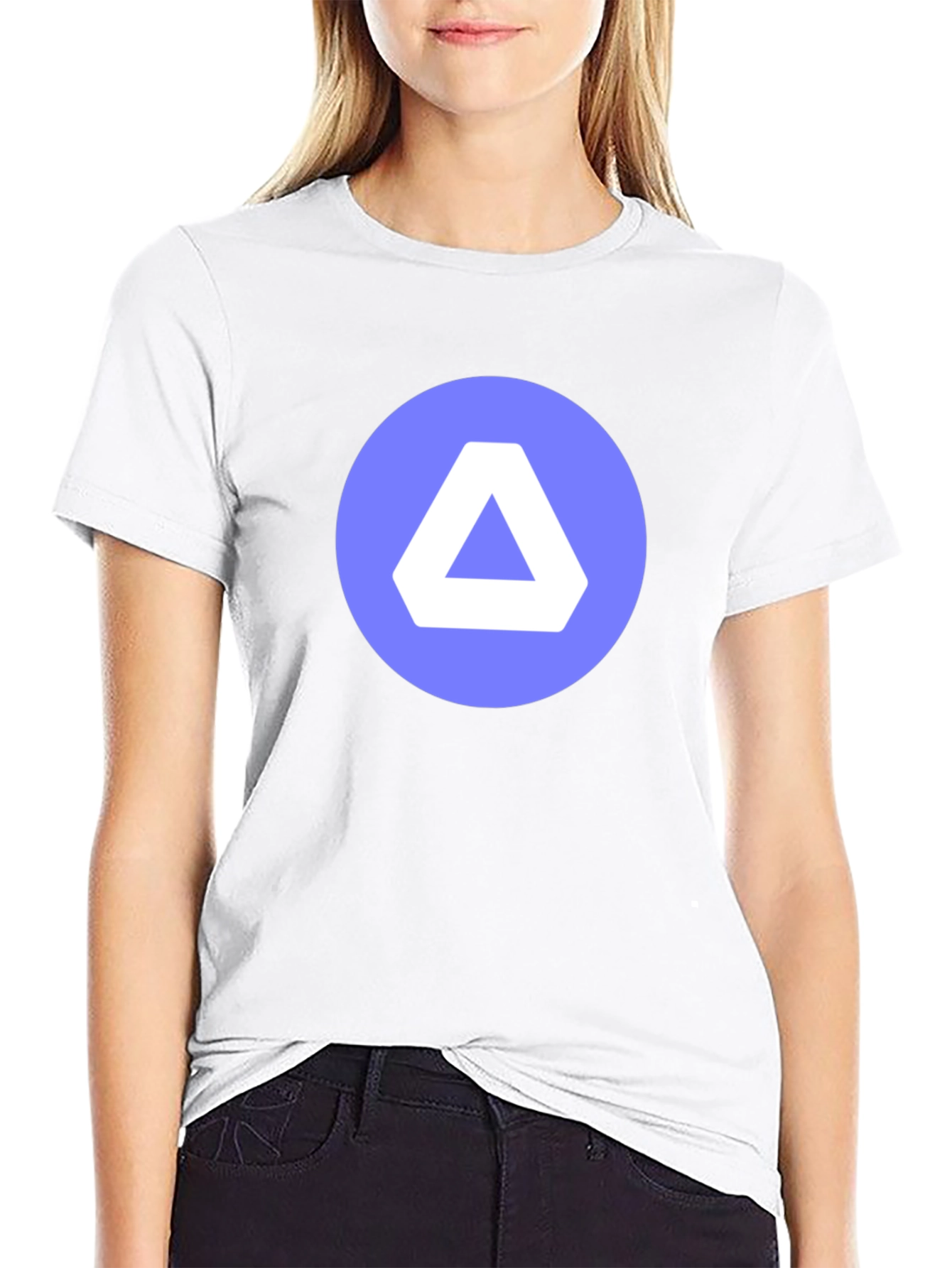 Minimalist Delta Logo Black T-Shirt