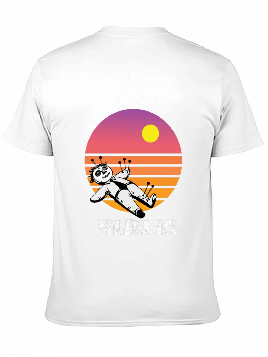 Voodoo Doll Sun Is Graphic T-Shirt - Black