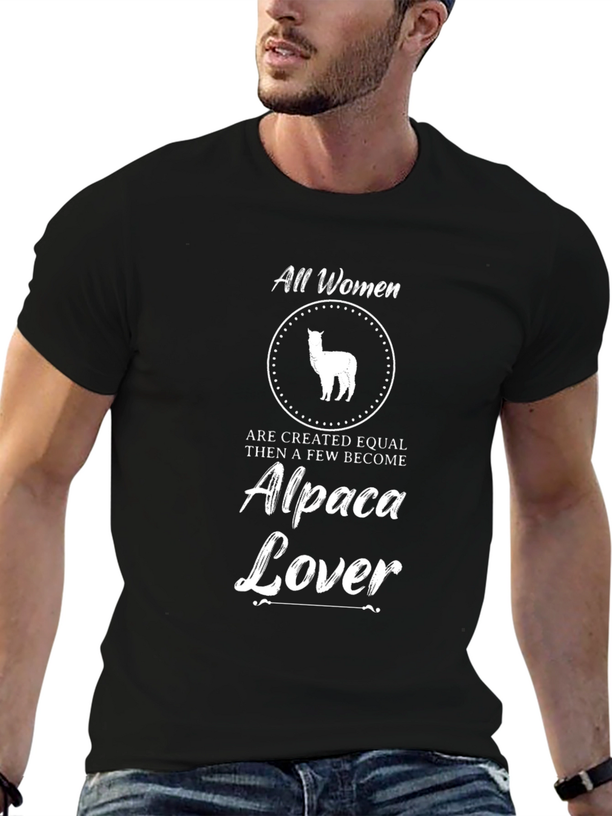 All Women Alpaca Lover Graphic Tee - Unisex