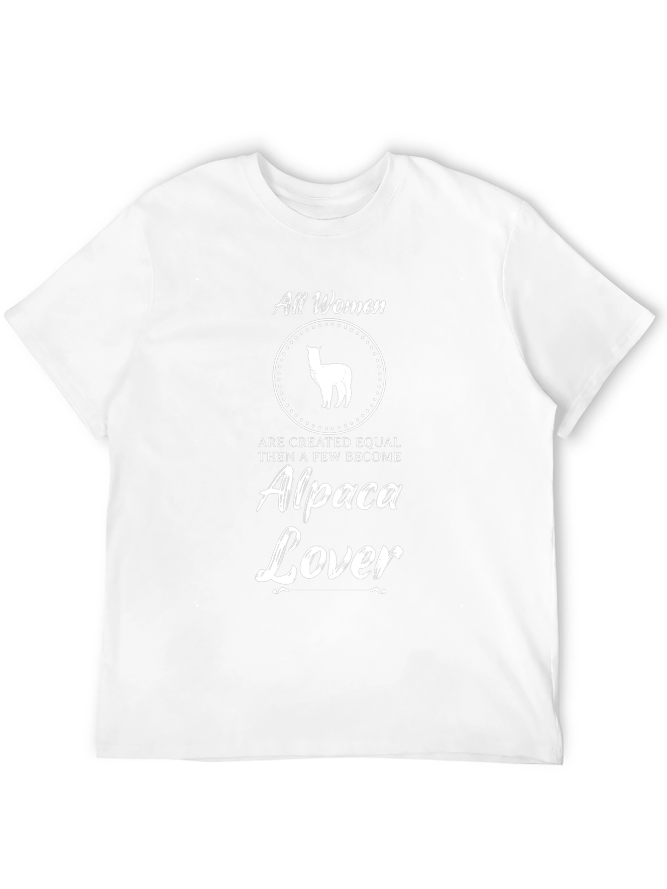 All Women Alpaca Lover Graphic Tee - Unisex