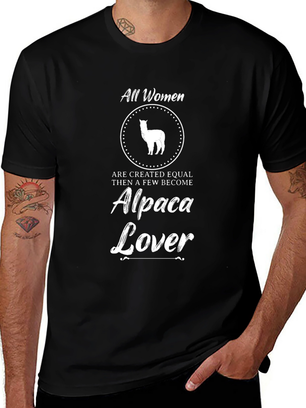 All Women Alpaca Lover Graphic Tee - Unisex