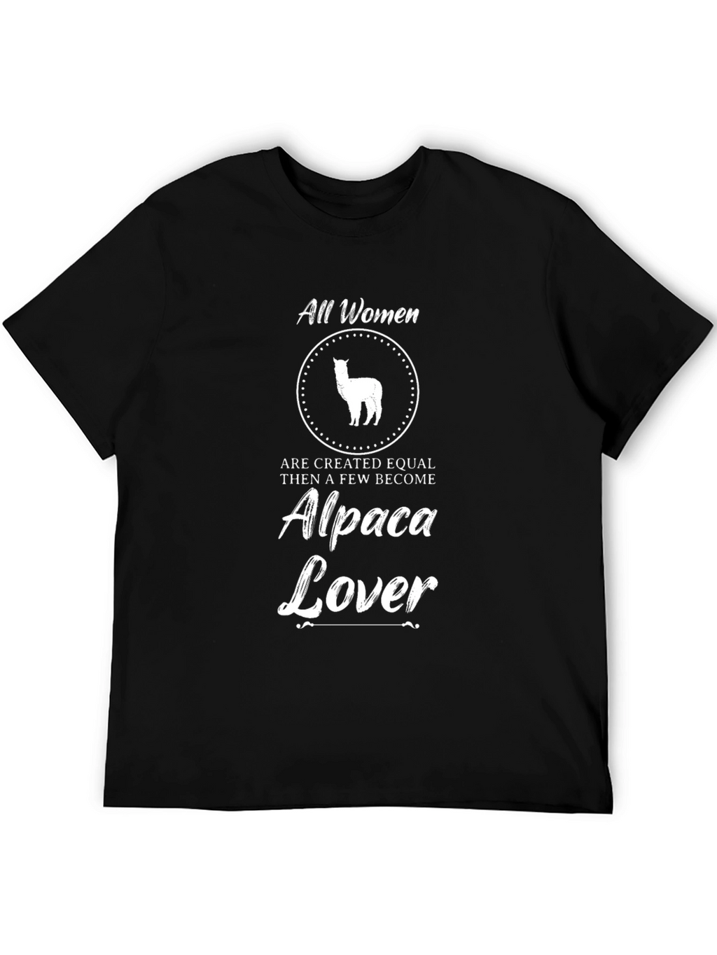 All Women Alpaca Lover Graphic Tee - Unisex
