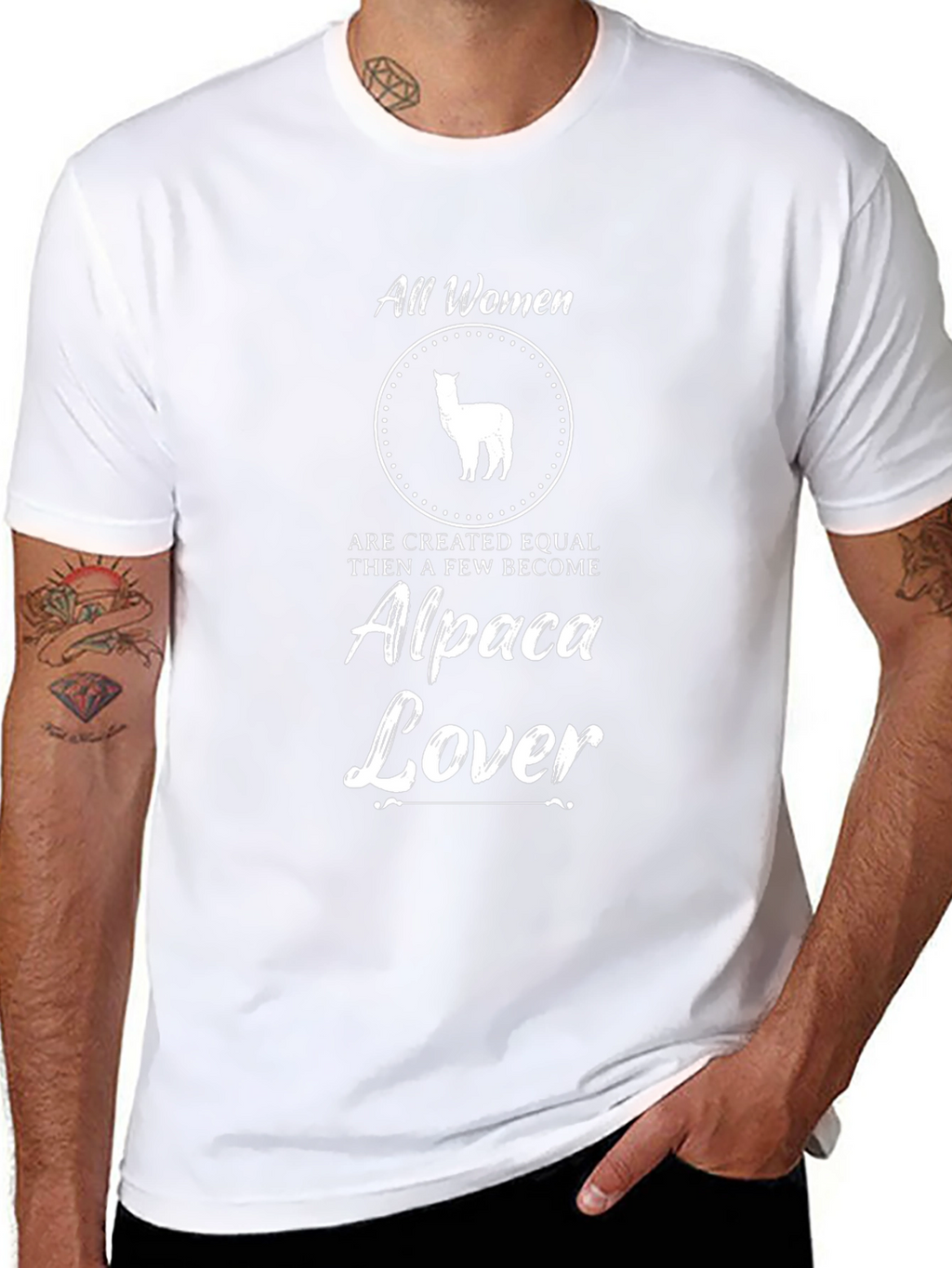 All Women Alpaca Lover Graphic Tee - Unisex