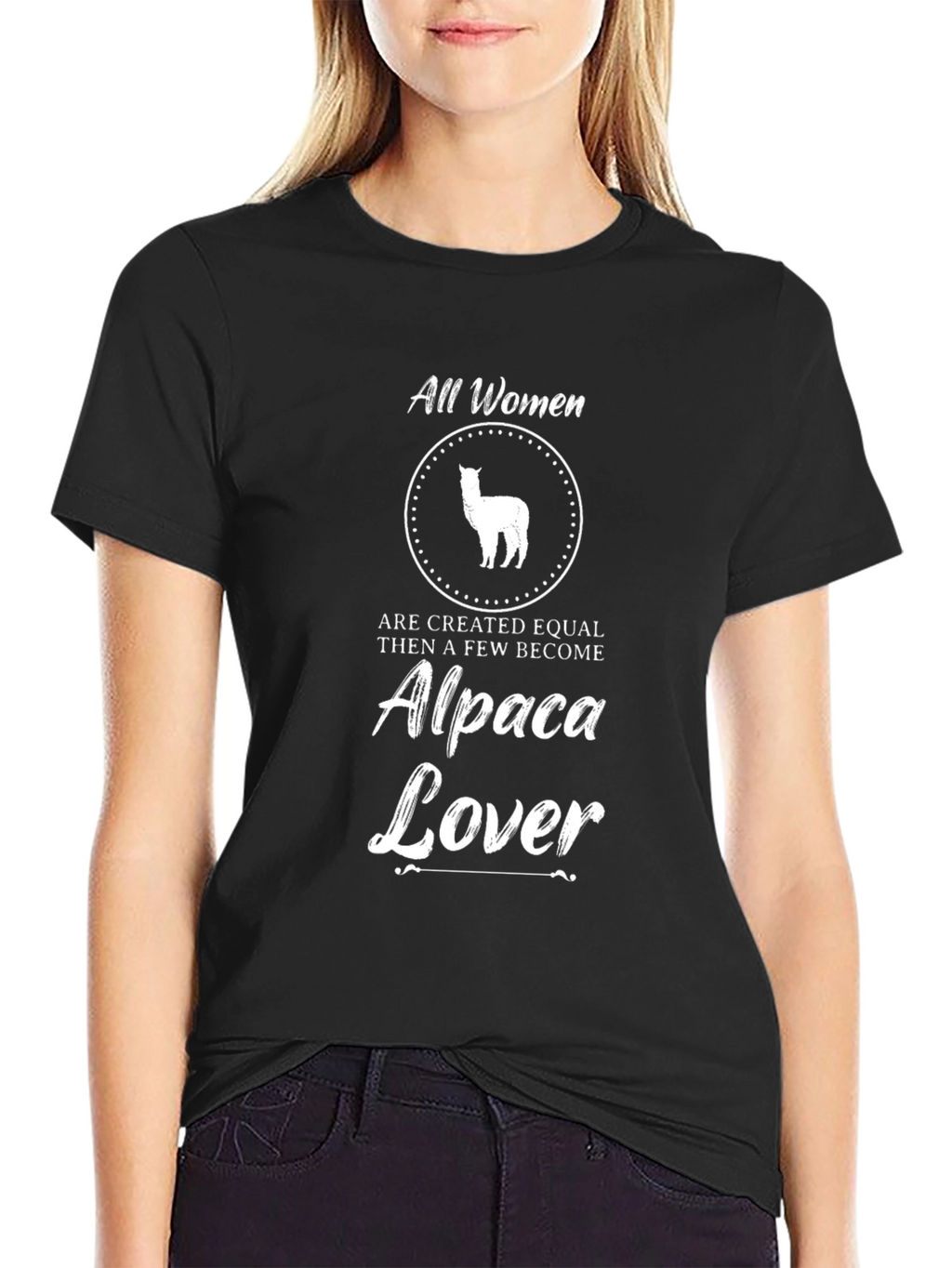 All Women Alpaca Lover Graphic Tee - Unisex