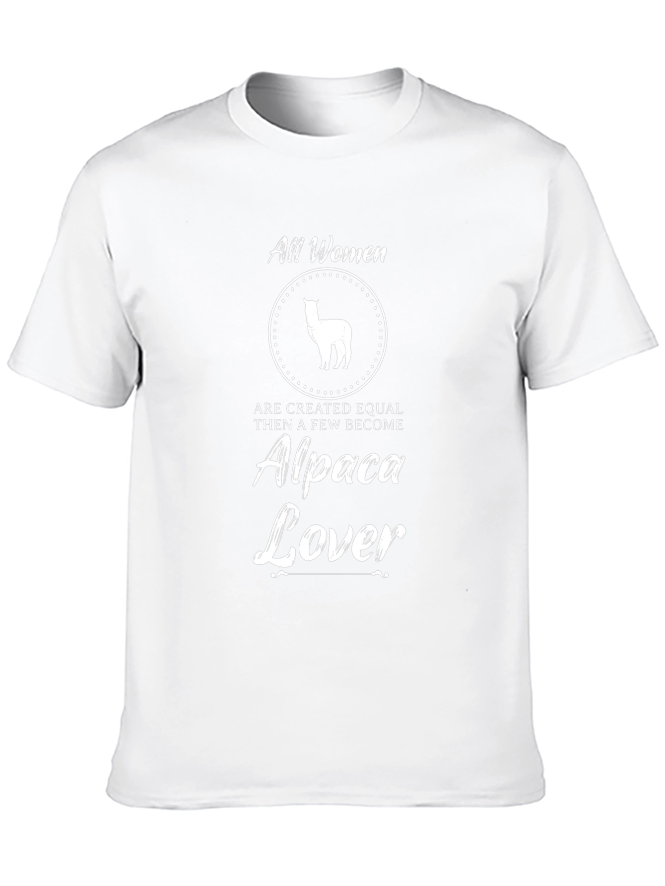 All Women Alpaca Lover Graphic Tee - Unisex