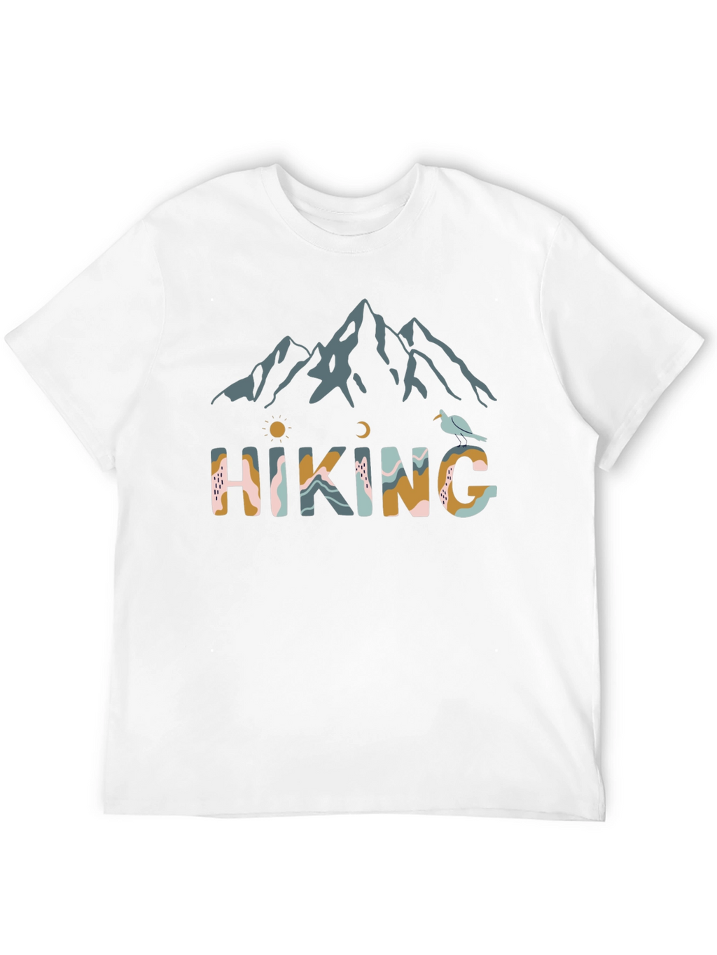 Hiking Graphic Tee - Mountain Adventure Shirt