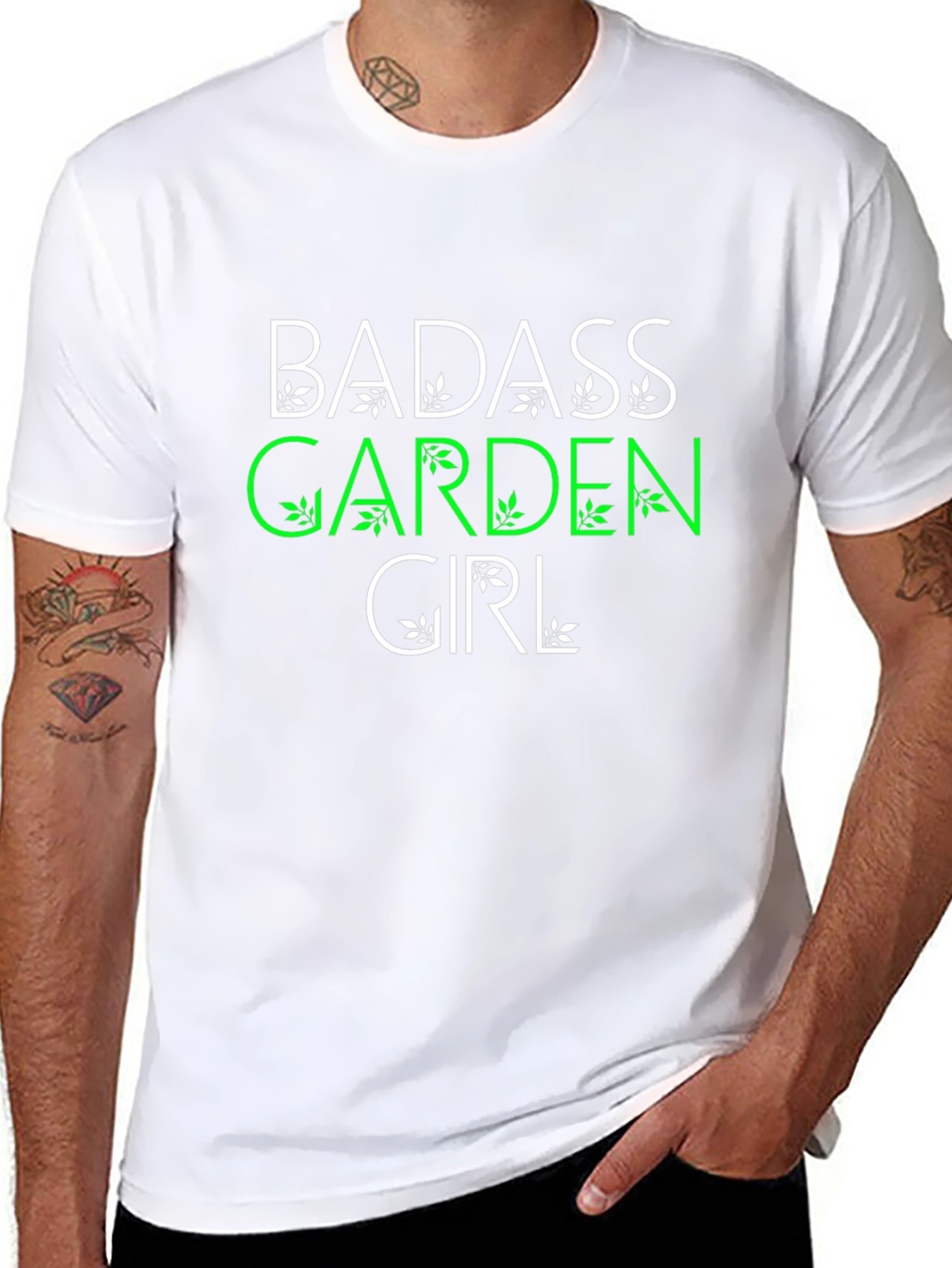 Badass Garden Girl T-Shirt - Gardener Gift