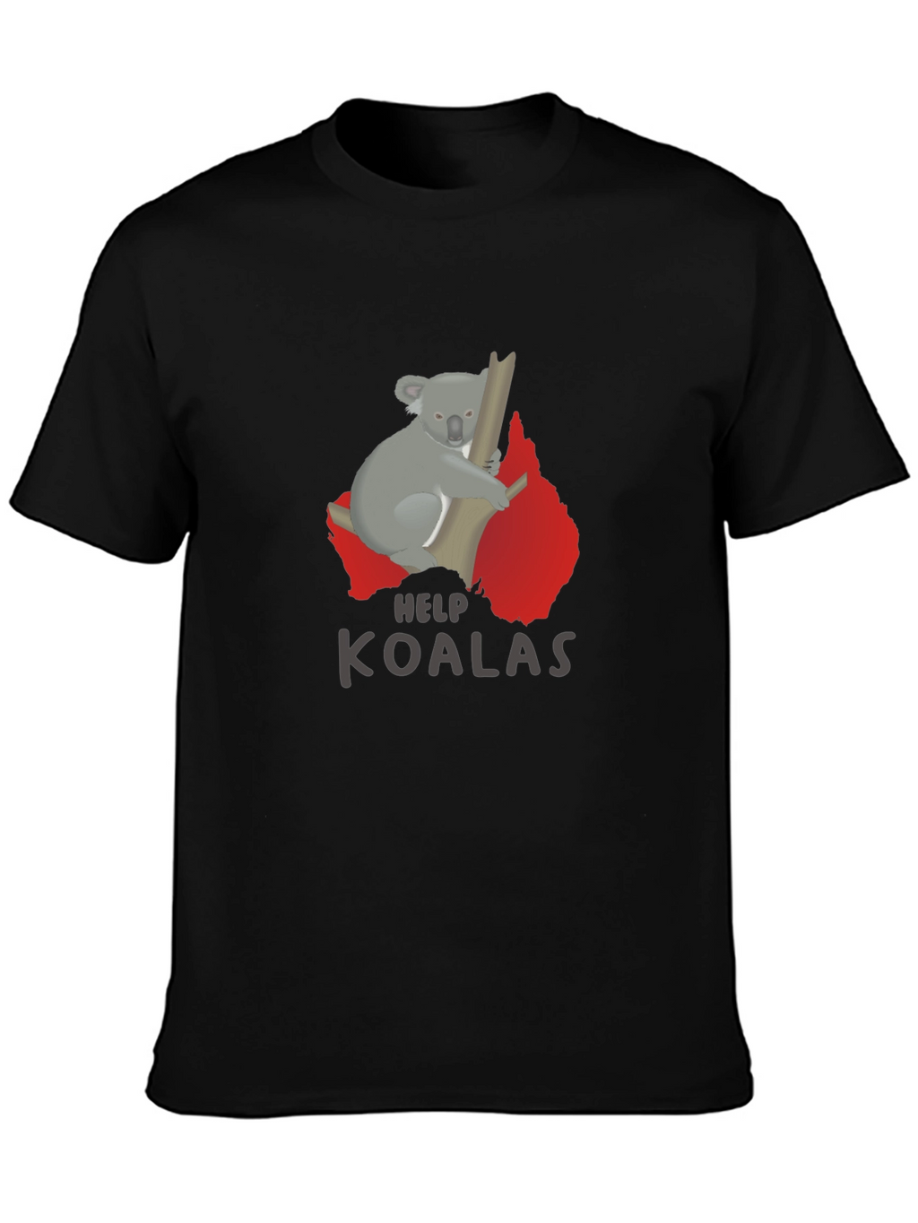 Help Koalas T-Shirt - Save Australian Wildlife