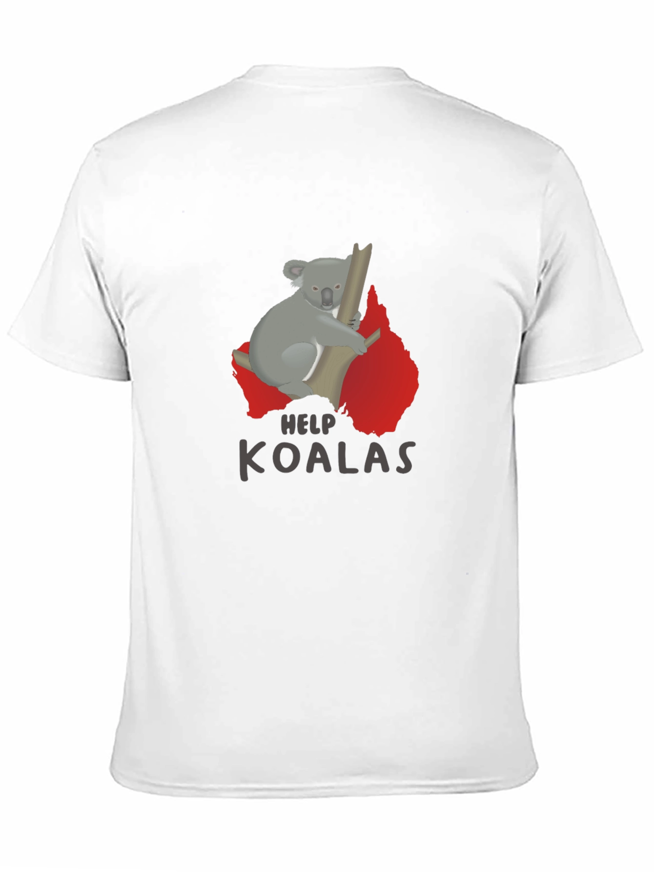 Help Koalas T-Shirt - Save Australian Wildlife