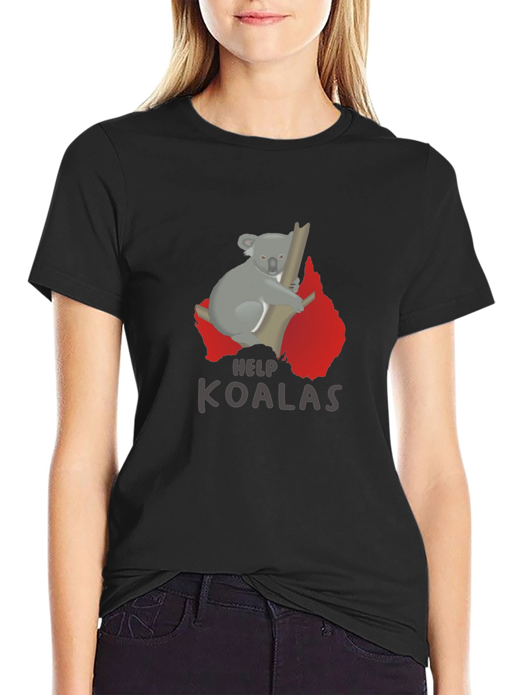 Help Koalas T-Shirt - Save Australian Wildlife