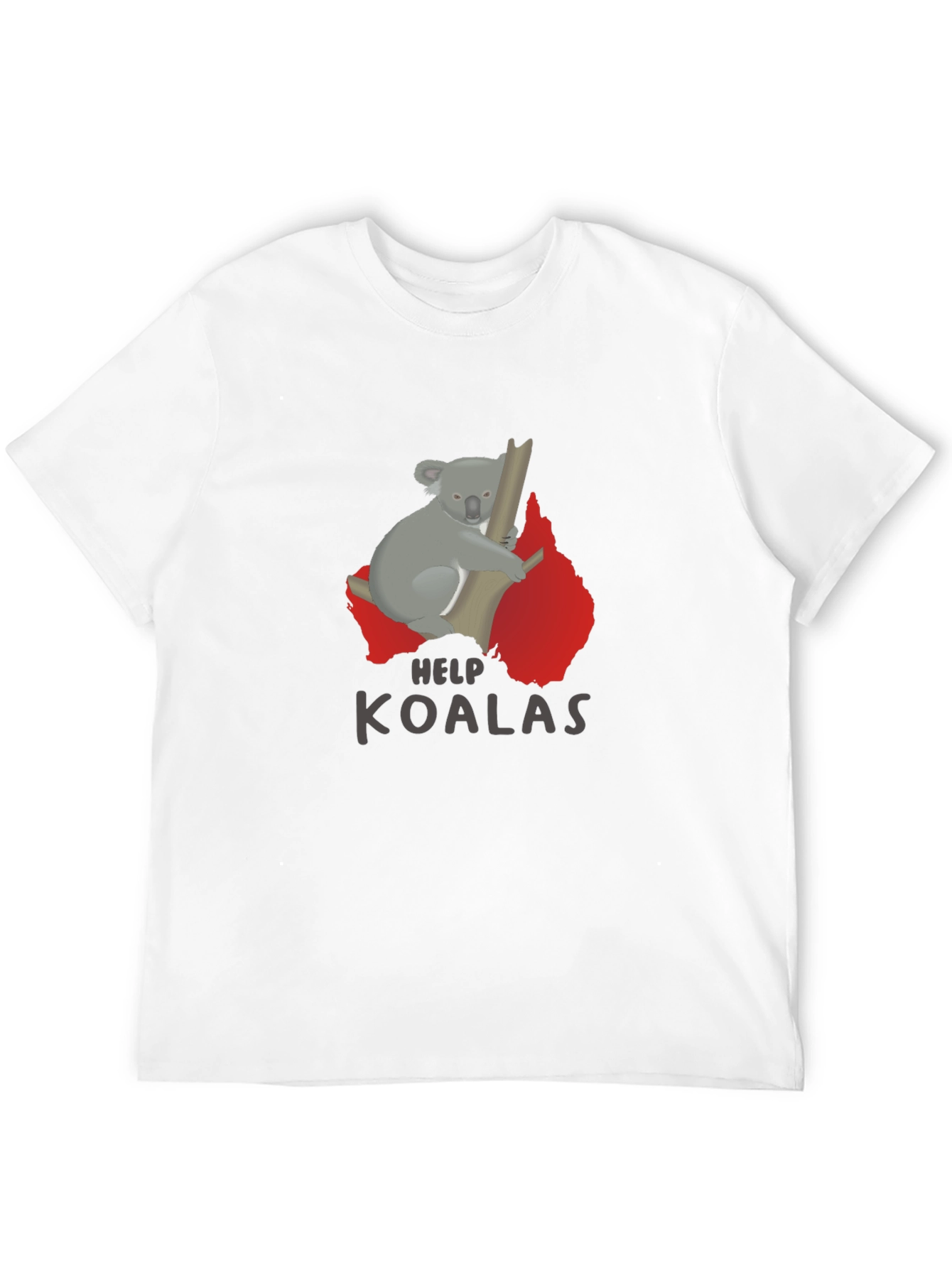 Help Koalas T-Shirt - Save Australian Wildlife