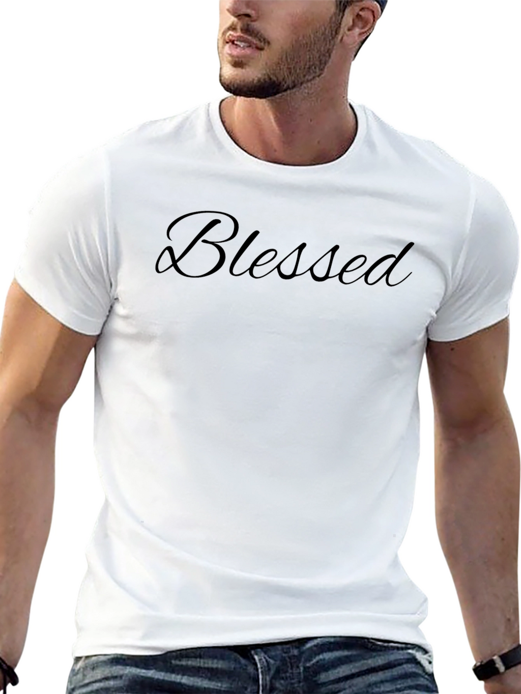 Blessed Black T-Shirt - Stylish and Comfortable