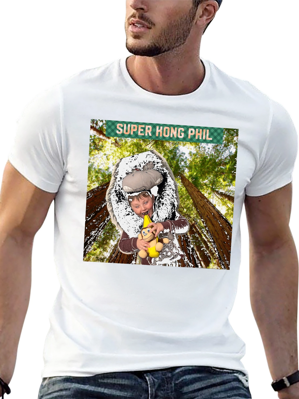 Super Hong Phil Graphic Tee - Funky T-Shirt