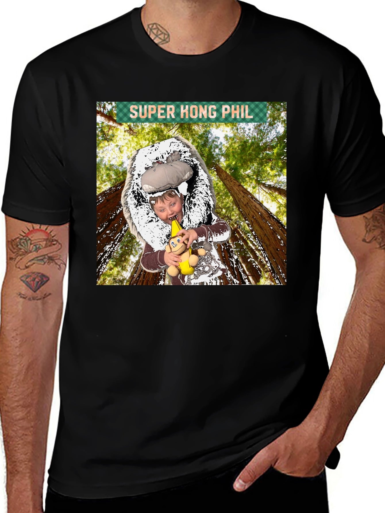 Super Hong Phil Graphic Tee - Funky T-Shirt