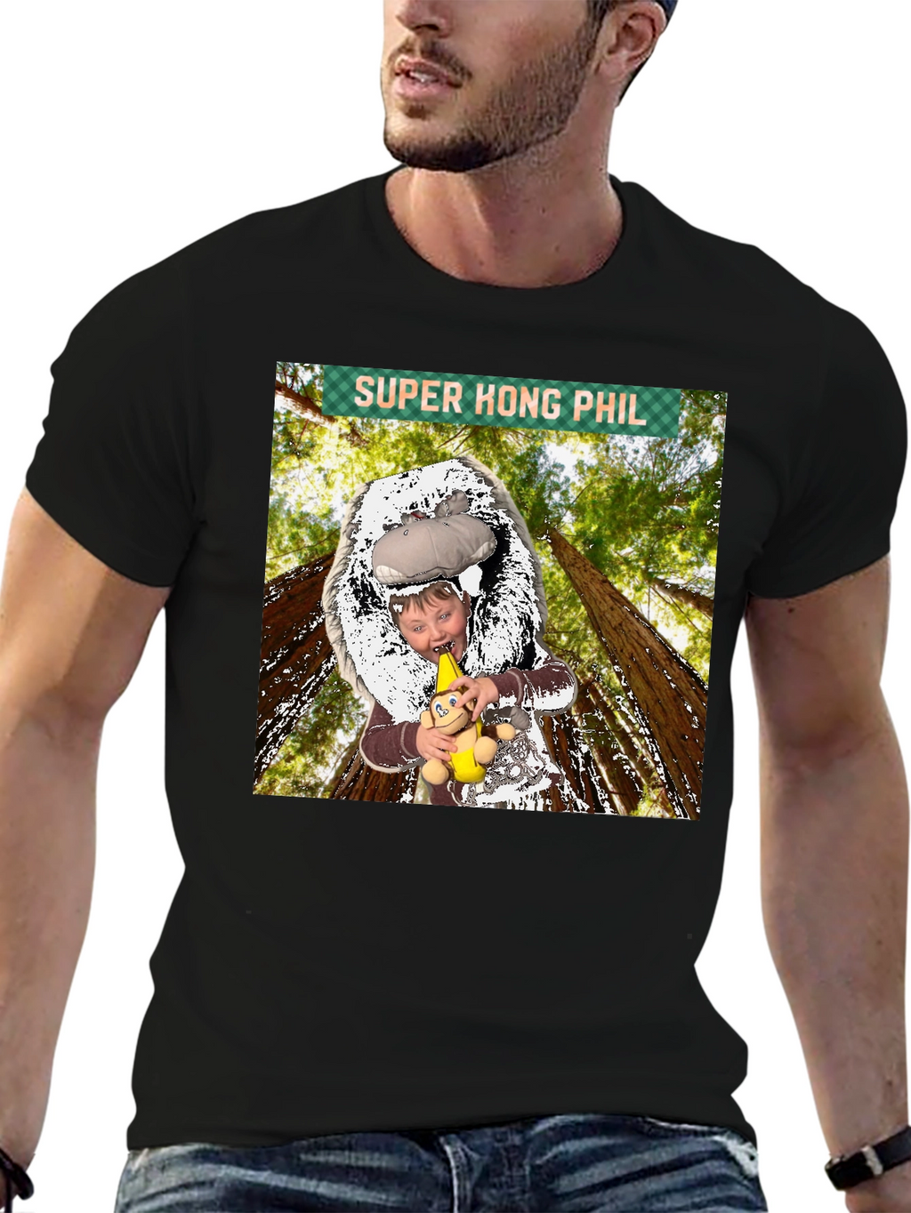 Super Hong Phil Graphic Tee - Funky T-Shirt