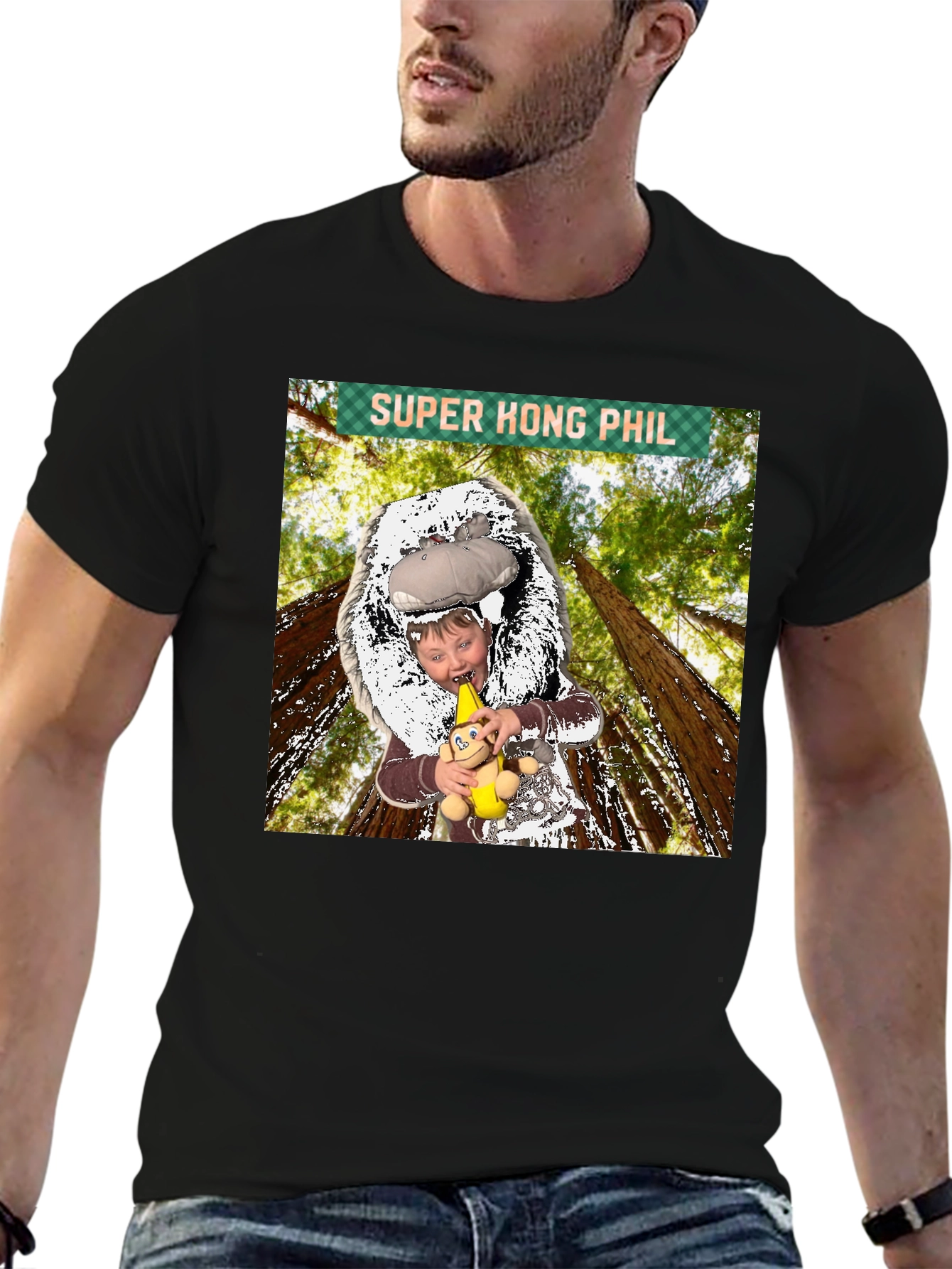 Super Hong Phil Graphic Tee - Funky T-Shirt