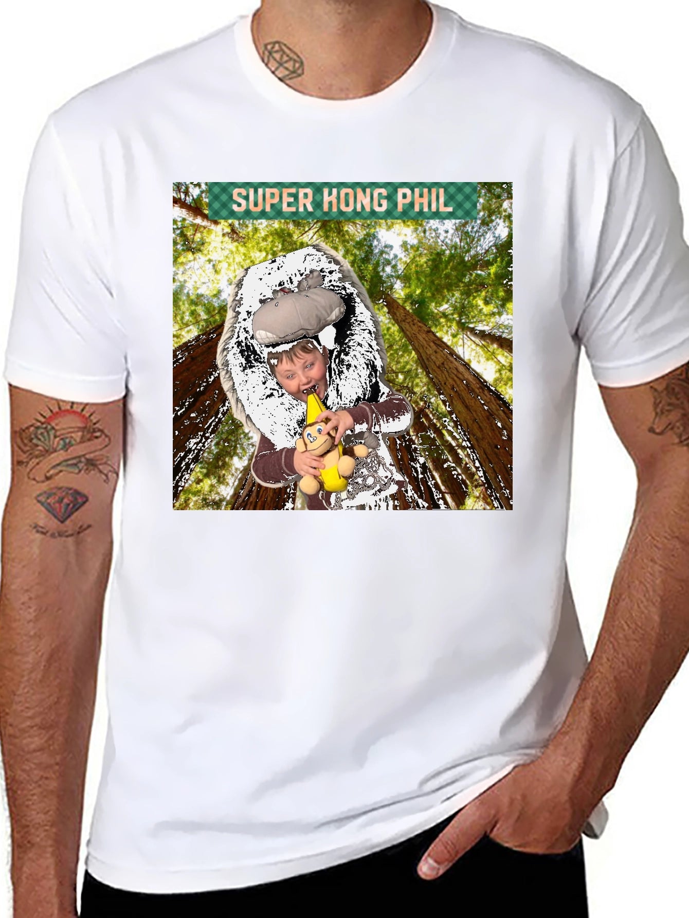 Super Hong Phil Graphic Tee - Funky T-Shirt
