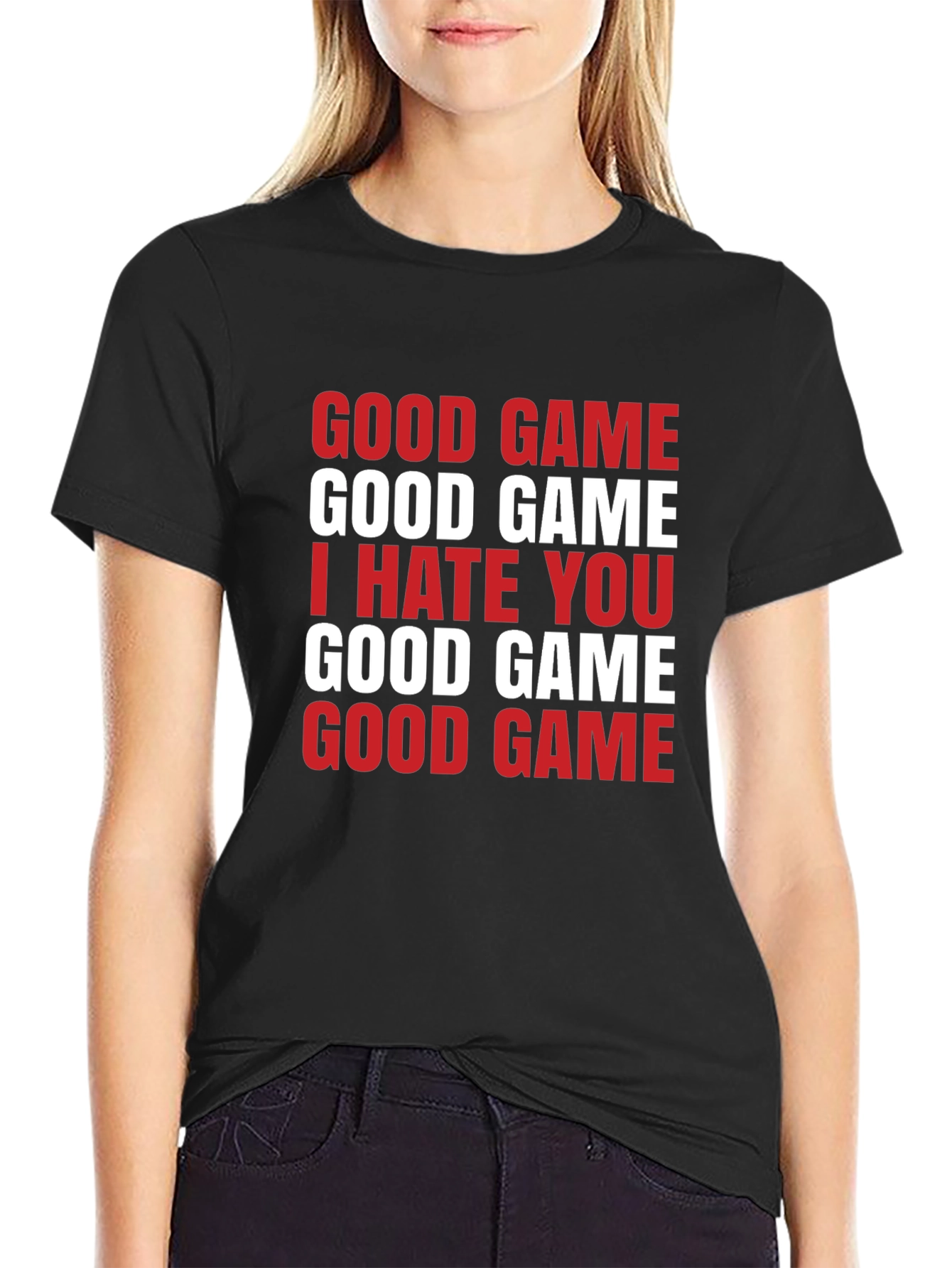 Good Game I Hate You Graphic T-Shirt - Funny Gamer Tee